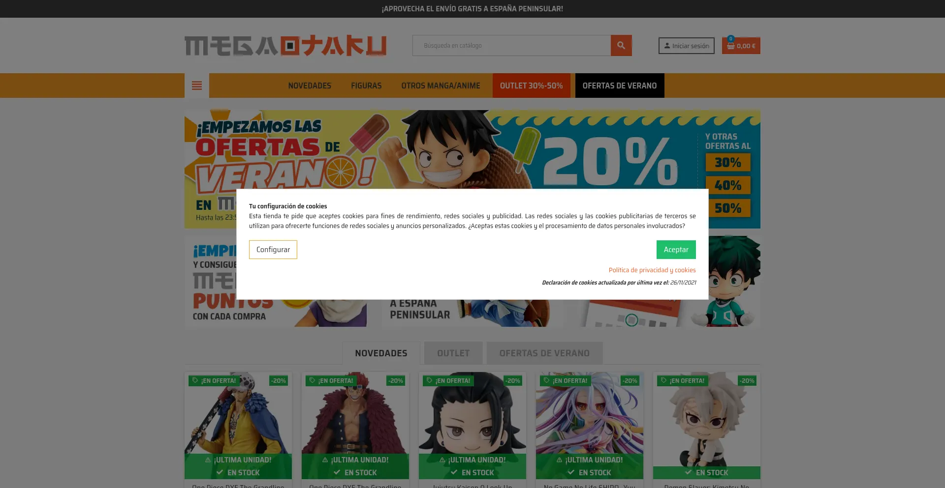 Megaotaku.com Screenshot