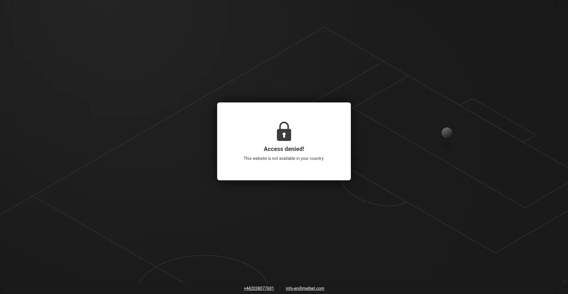 Website screenshot of Melbet-077269.top