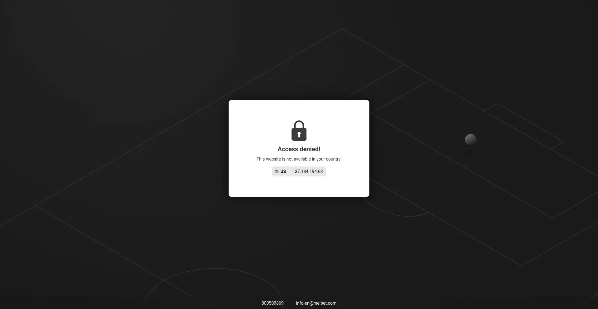 Website screenshot of Melbet-br7.com