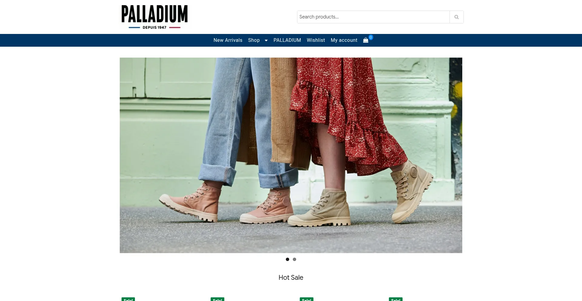 Website screenshot of Melissamctigue.shop