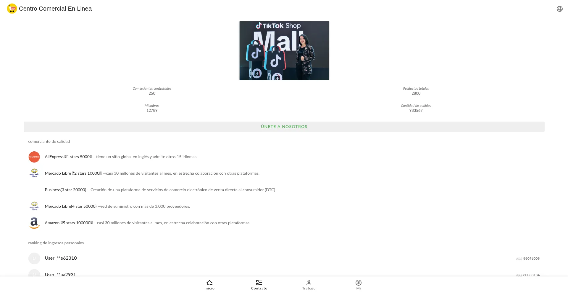 Website screenshot of Melohk.com