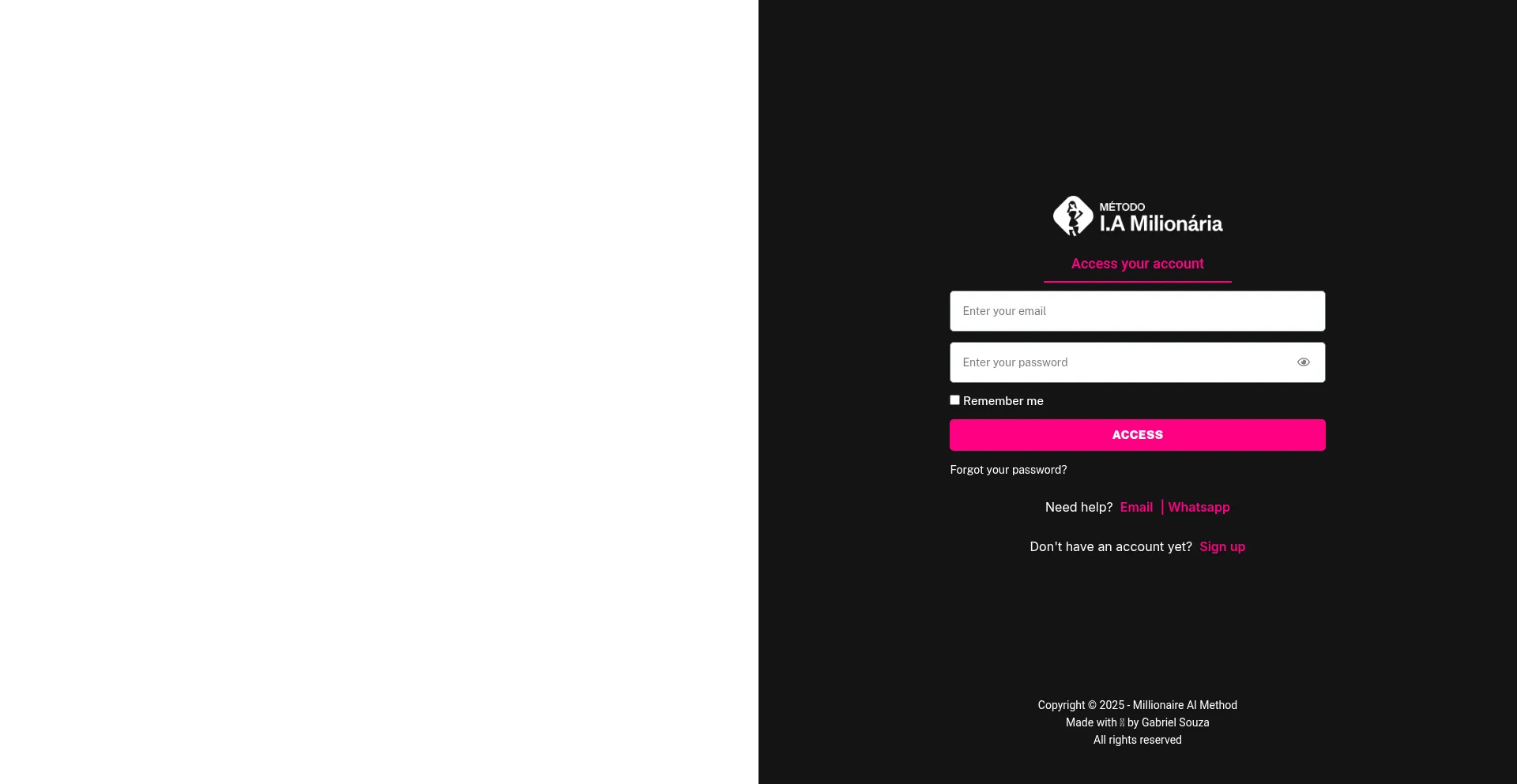 Website screenshot of Members.intensemodels.com
