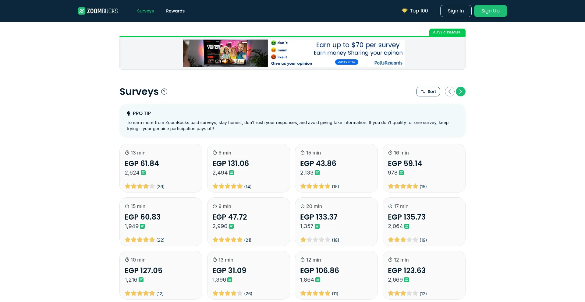 Members.zoombucks.com Screenshot