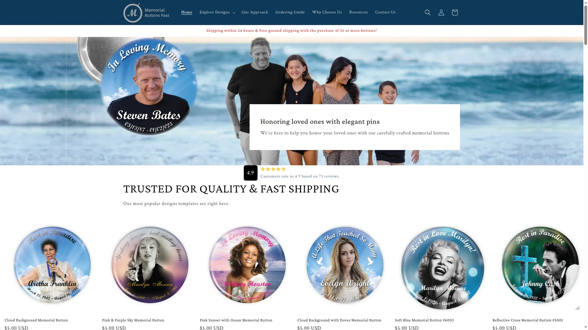 Memorialbuttonsfast.com