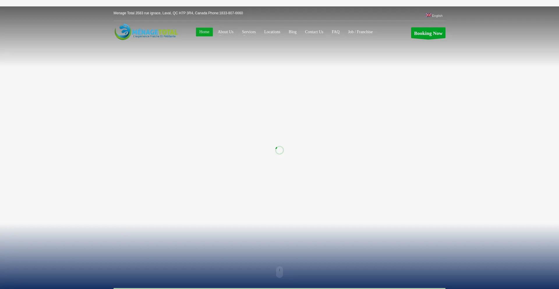 Website screenshot of Menagetotal.com