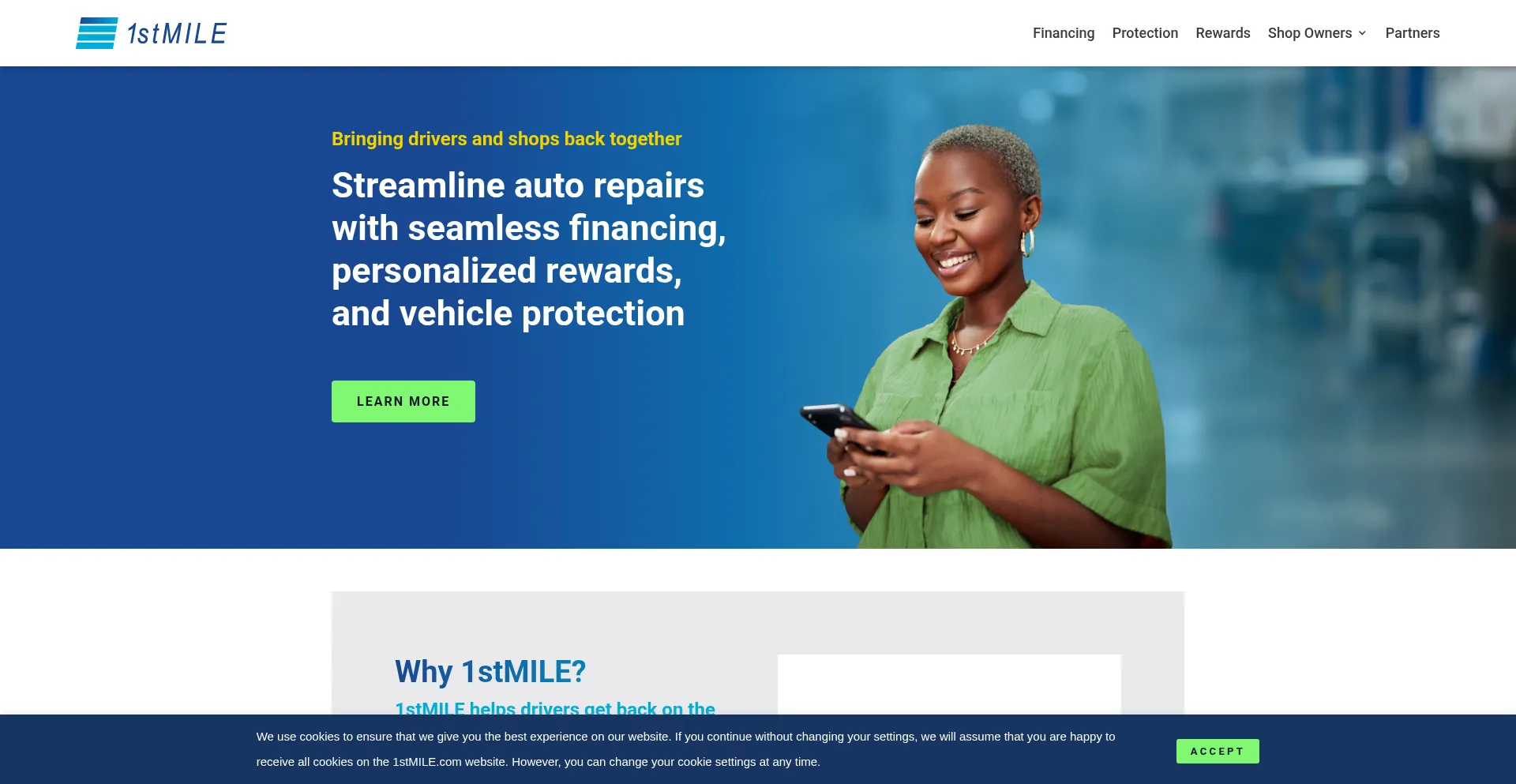 Website screenshot of Merchantpartners.com
