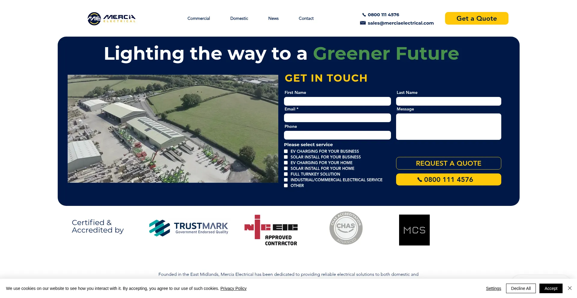 Merciaelectrical.com