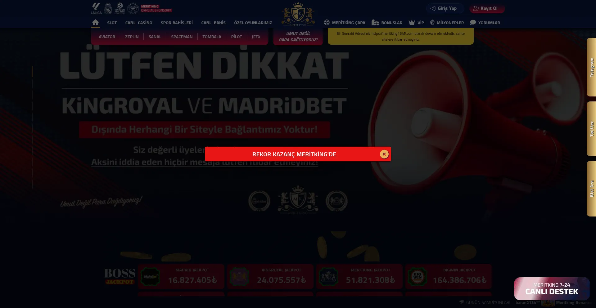 Meritkimg1647.com Screenshot