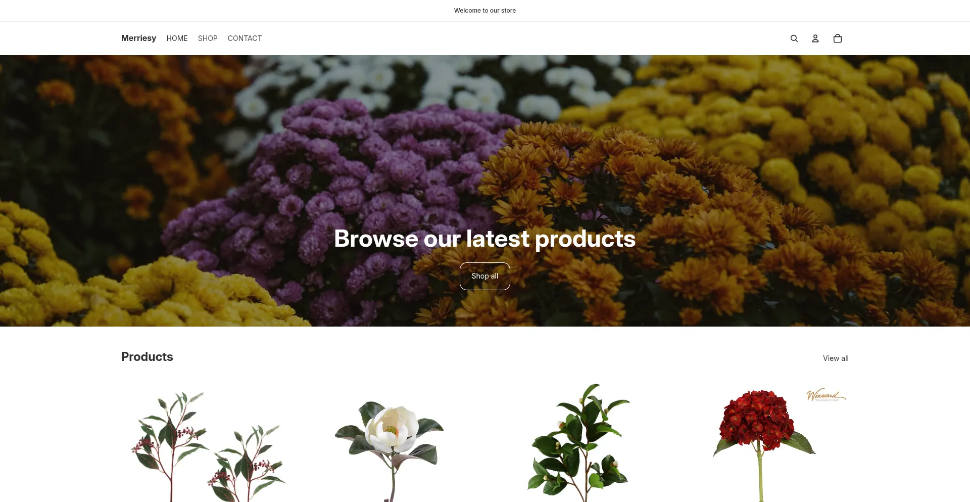 Merriesy.com Screenshot