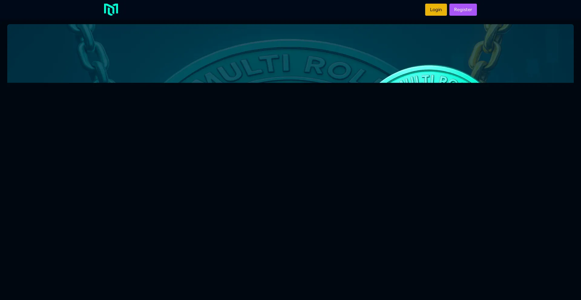 Website screenshot of Mesamultirolecoin.com