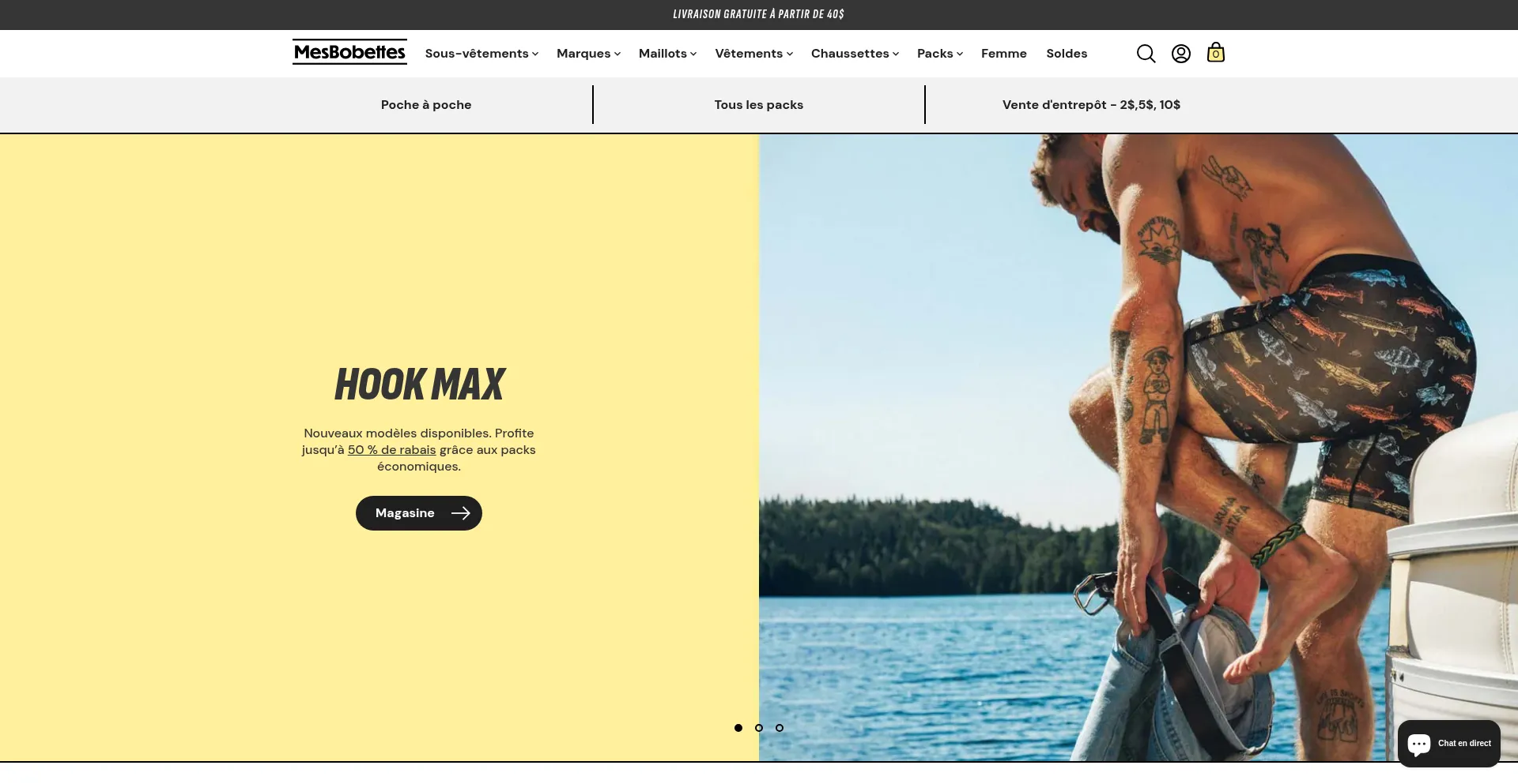 Mesbobettes.ca Screenshot