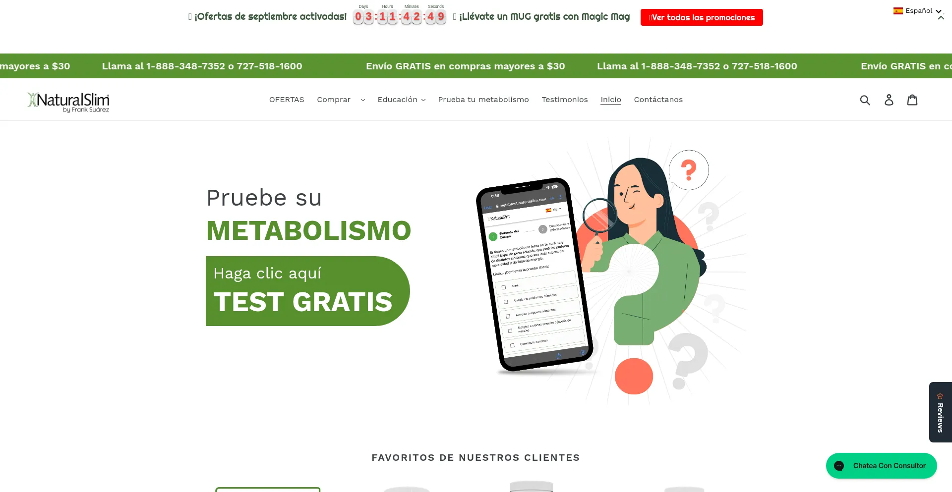 Metabolismo.com Screenshot