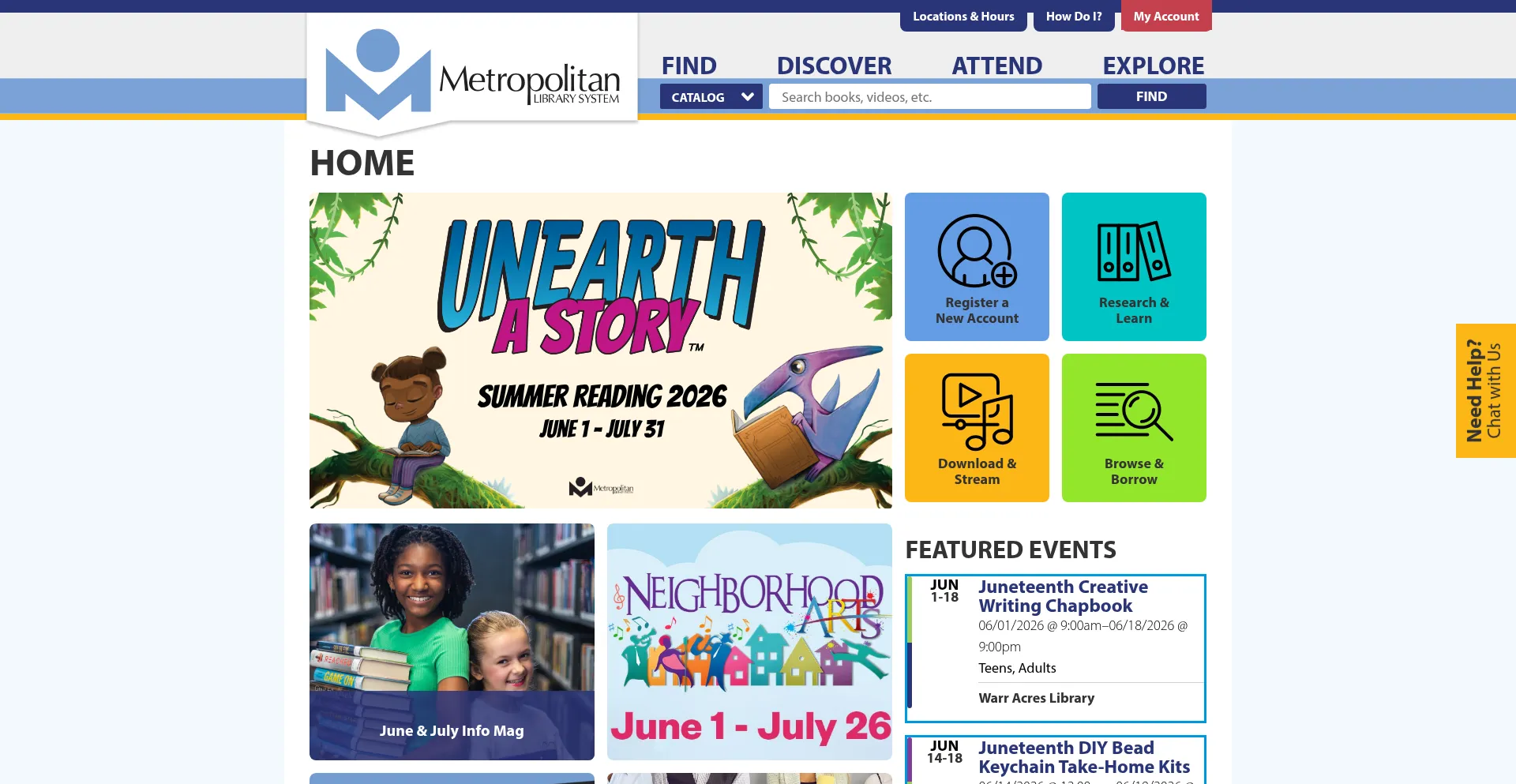 Metrolibrary.org