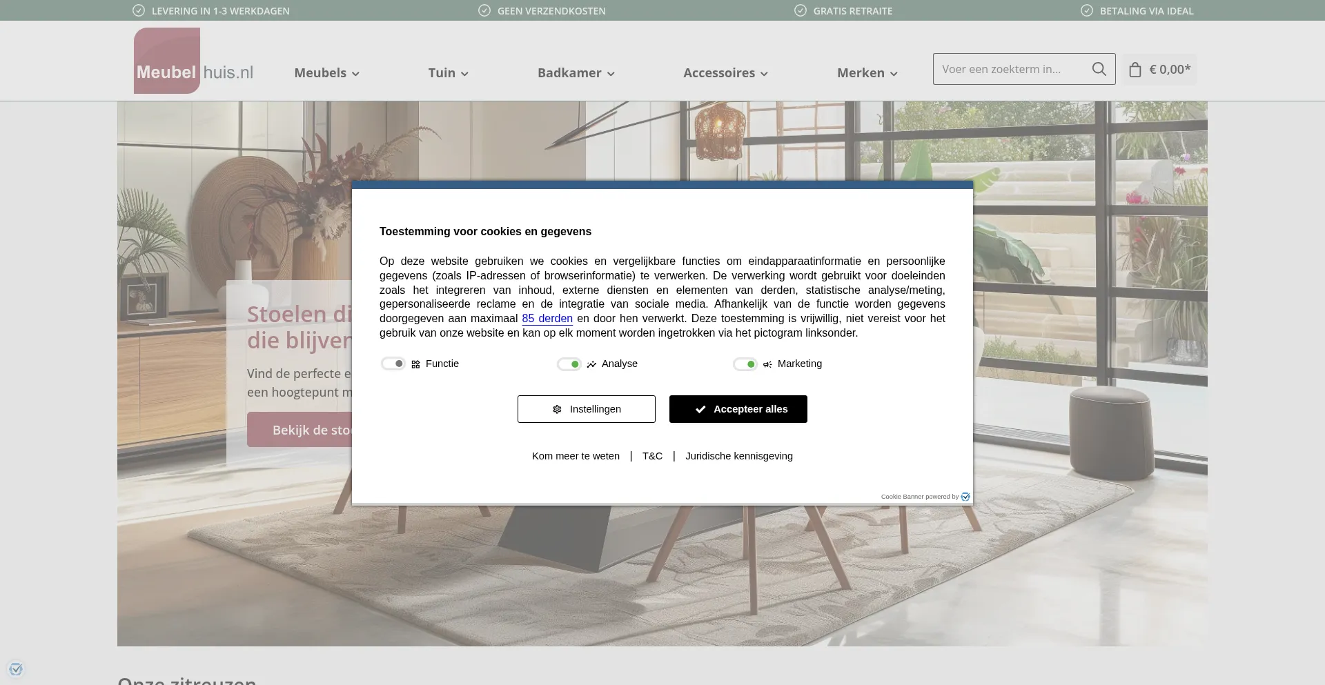 Meubelhuis.nl Screenshot