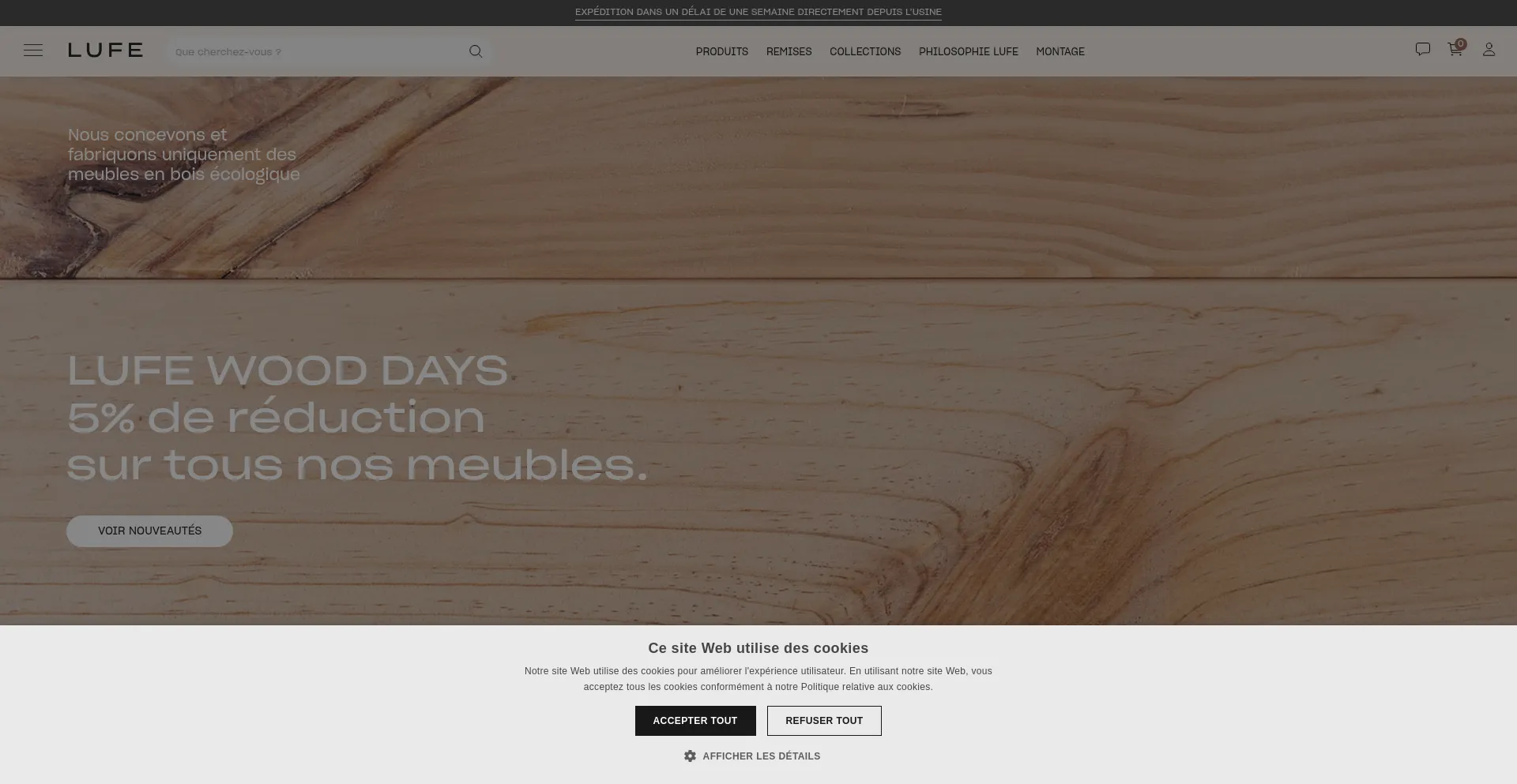 Meubleslufe.fr Screenshot