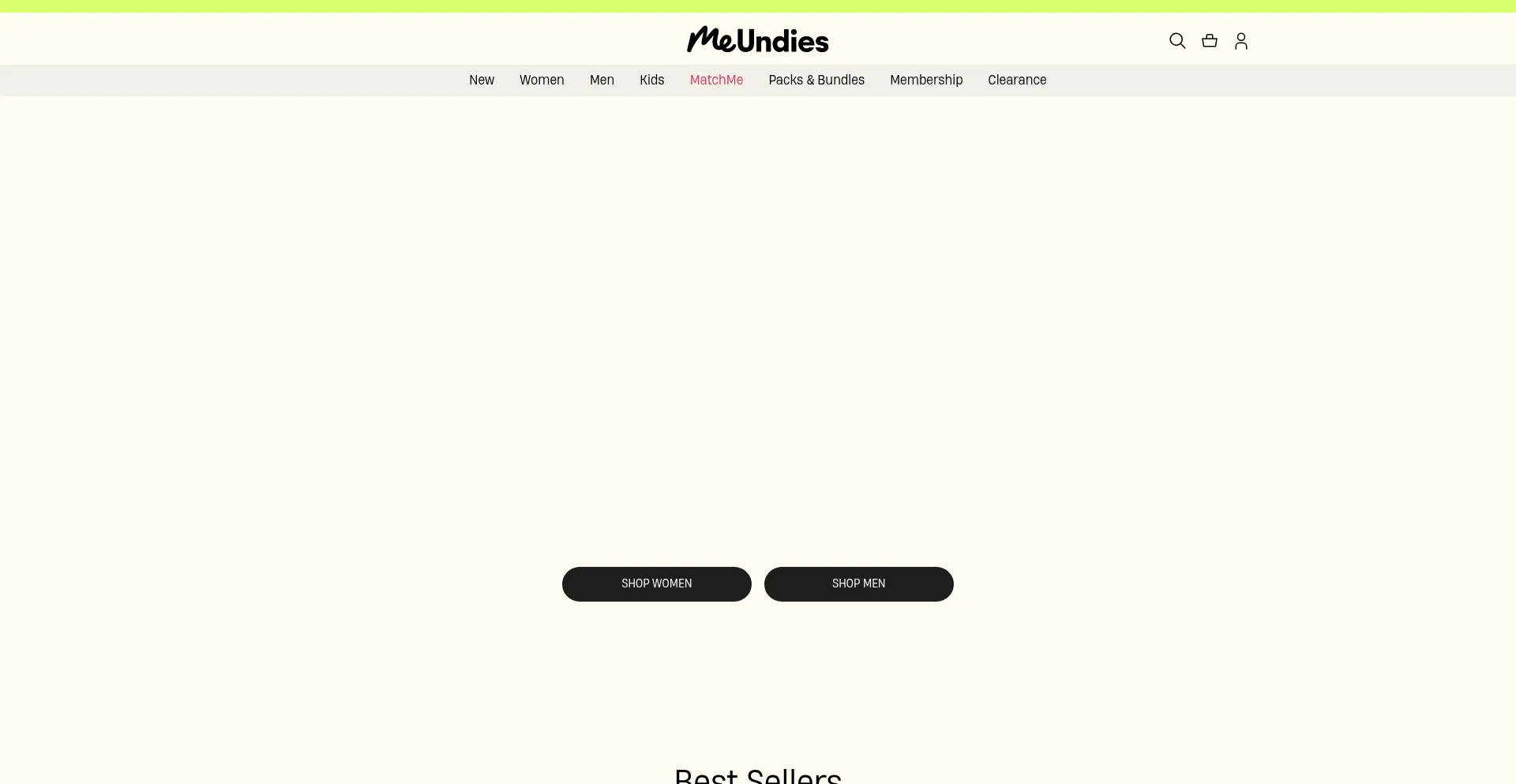 Meundies.com Screenshot