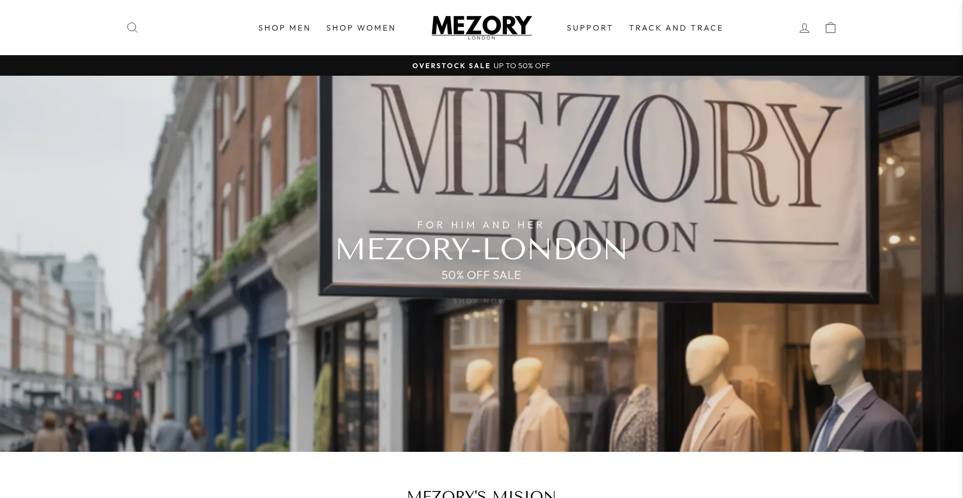 Mezory-london.com Screenshot