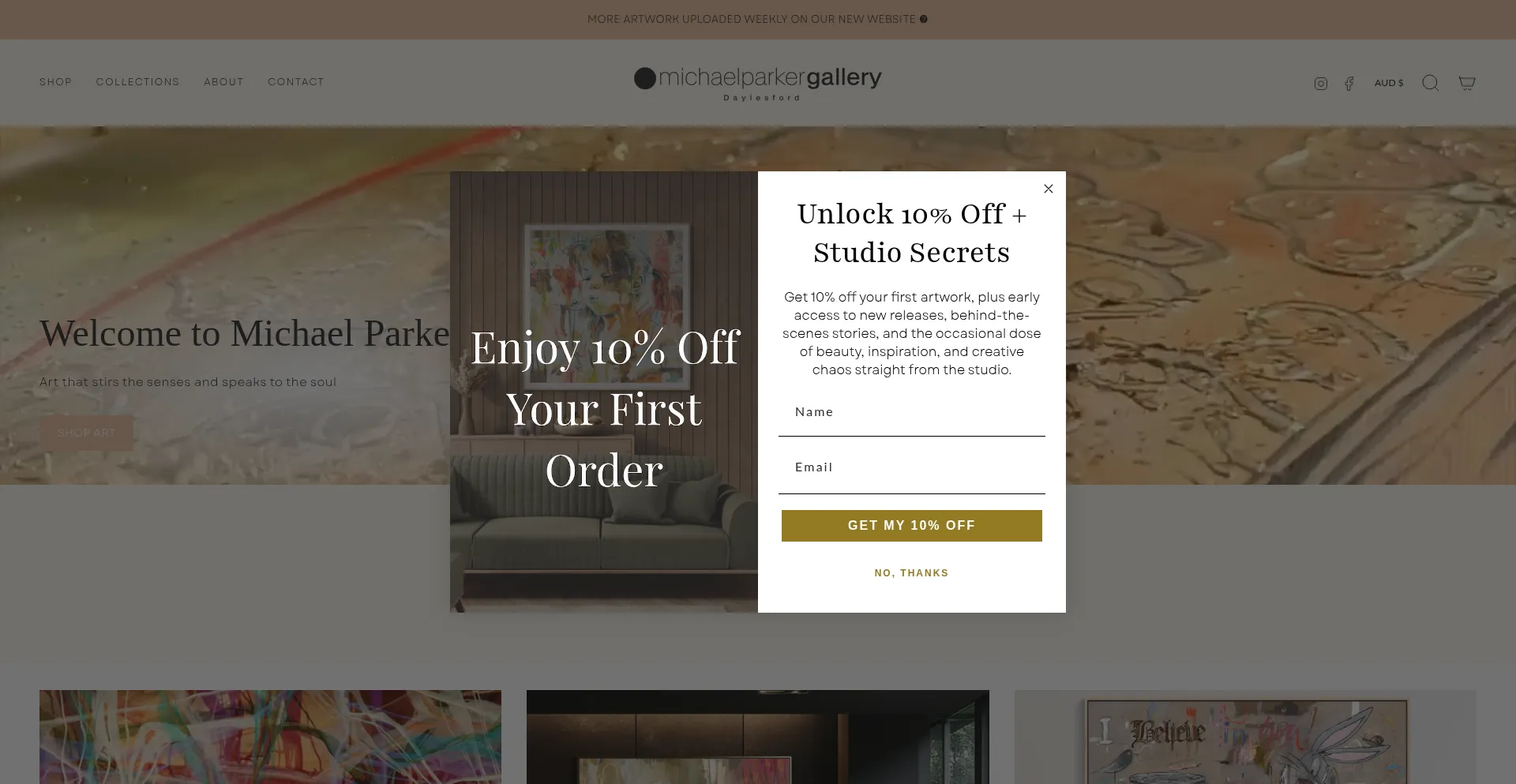 Is Michaelparkergallery.com.au Safe?