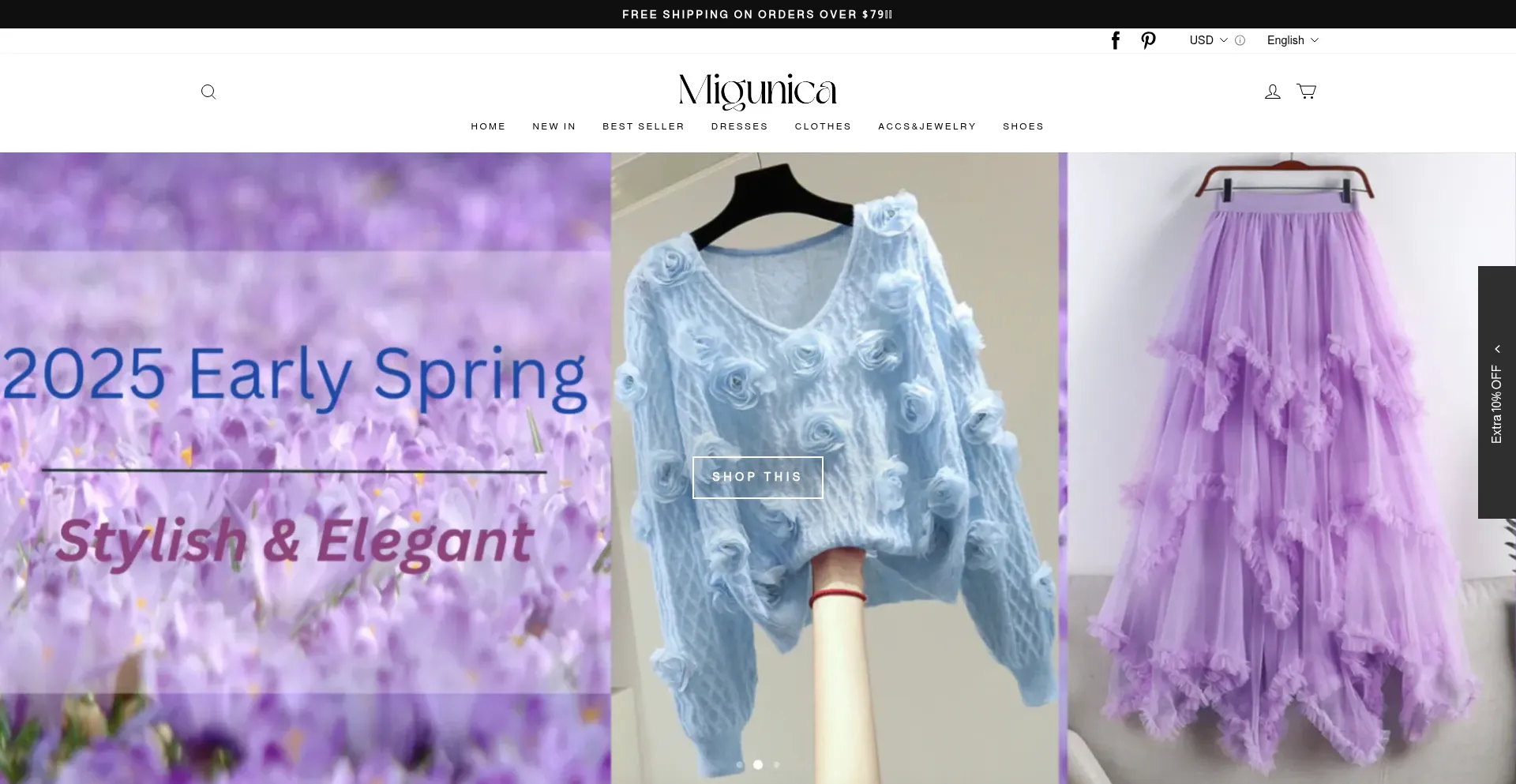 Migunica.com Screenshot