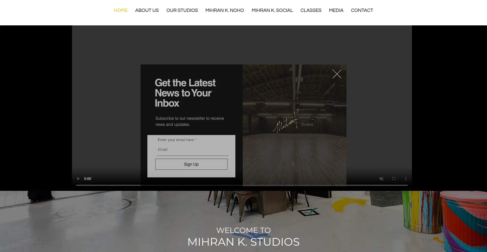 Website screenshot of Mihrank.com