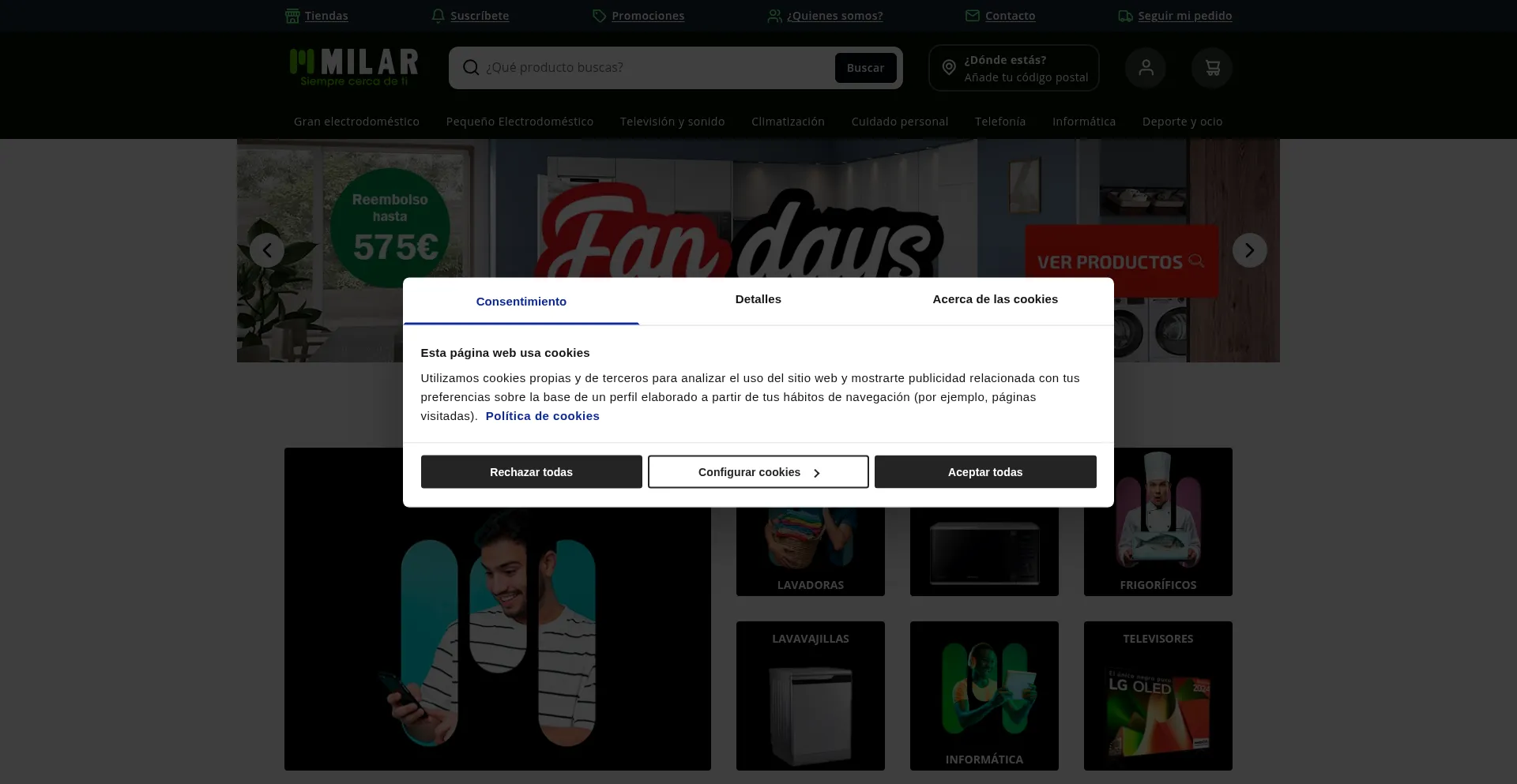 Milar.es Screenshot