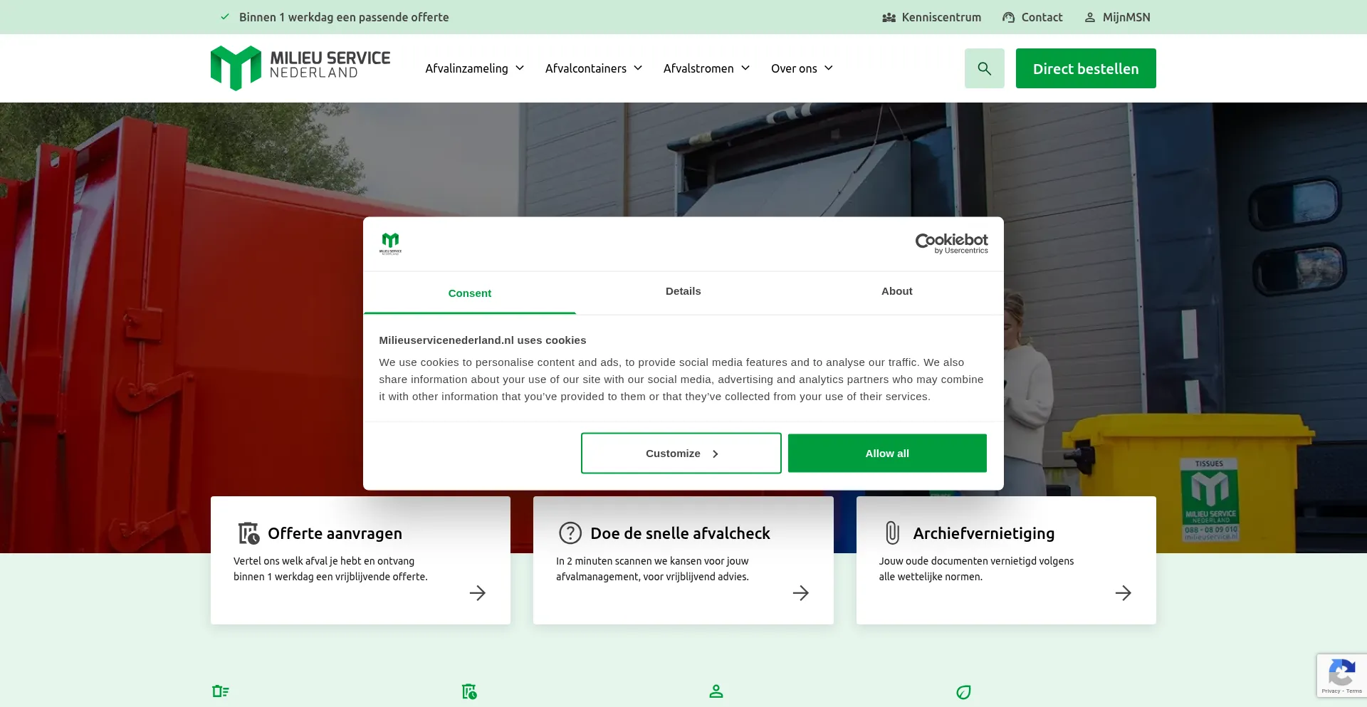 Is Milieuservice.nl Safe?