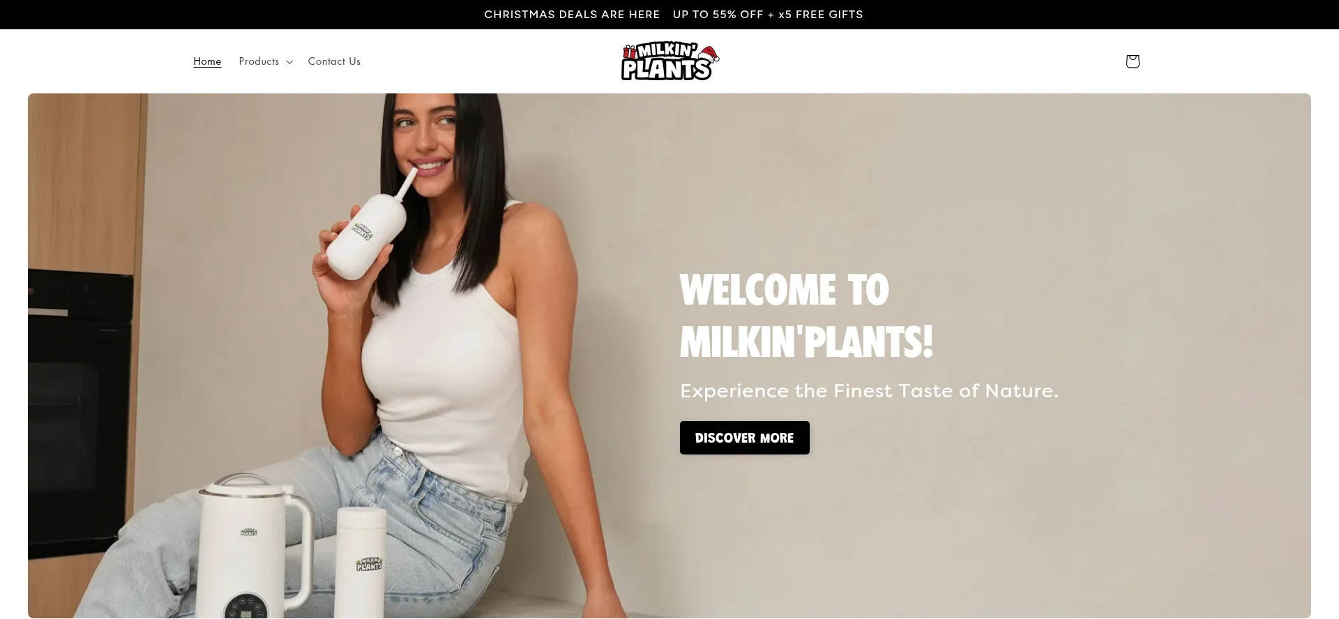 Milkinplants.com Screenshot
