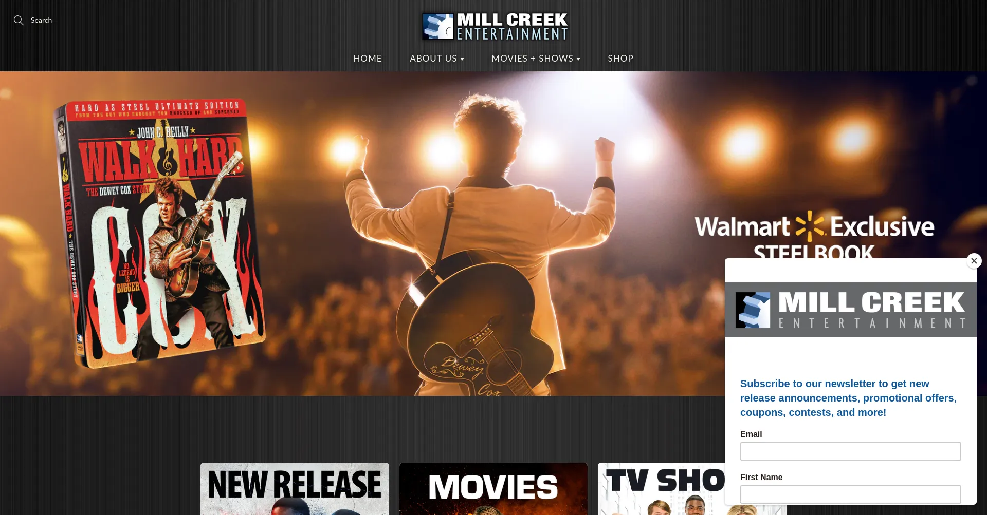 Website screenshot of Millcreekent.com