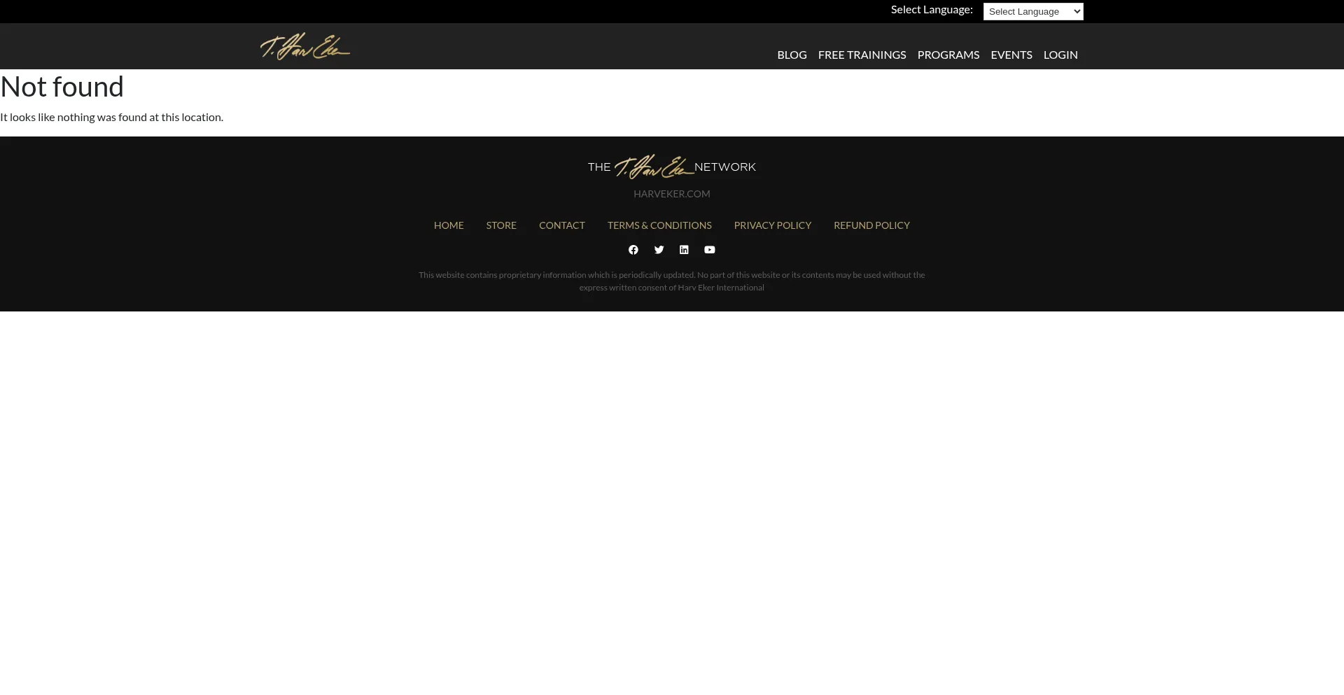 Website screenshot of Millionairemind.com