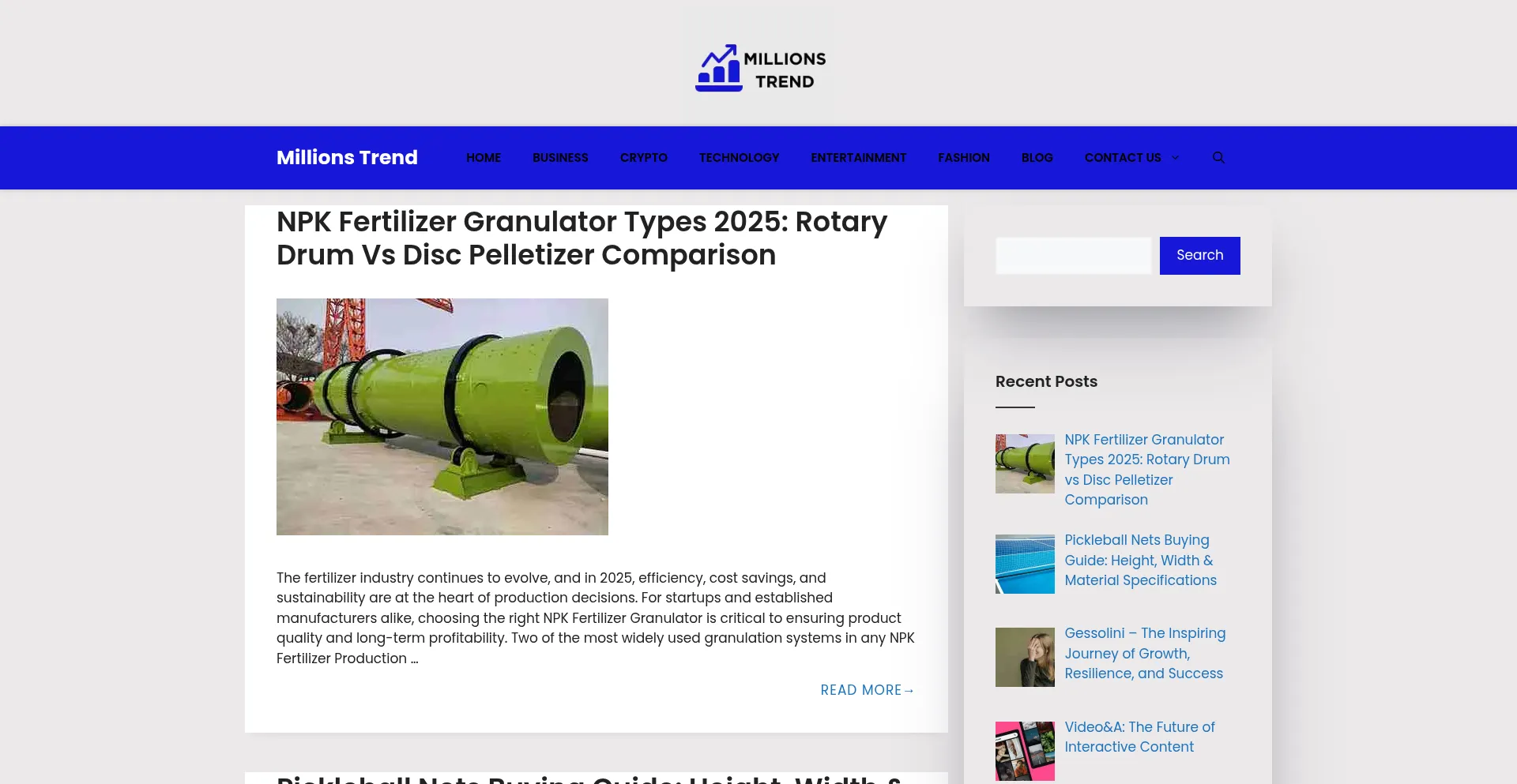 Millionstrend.com Screenshot