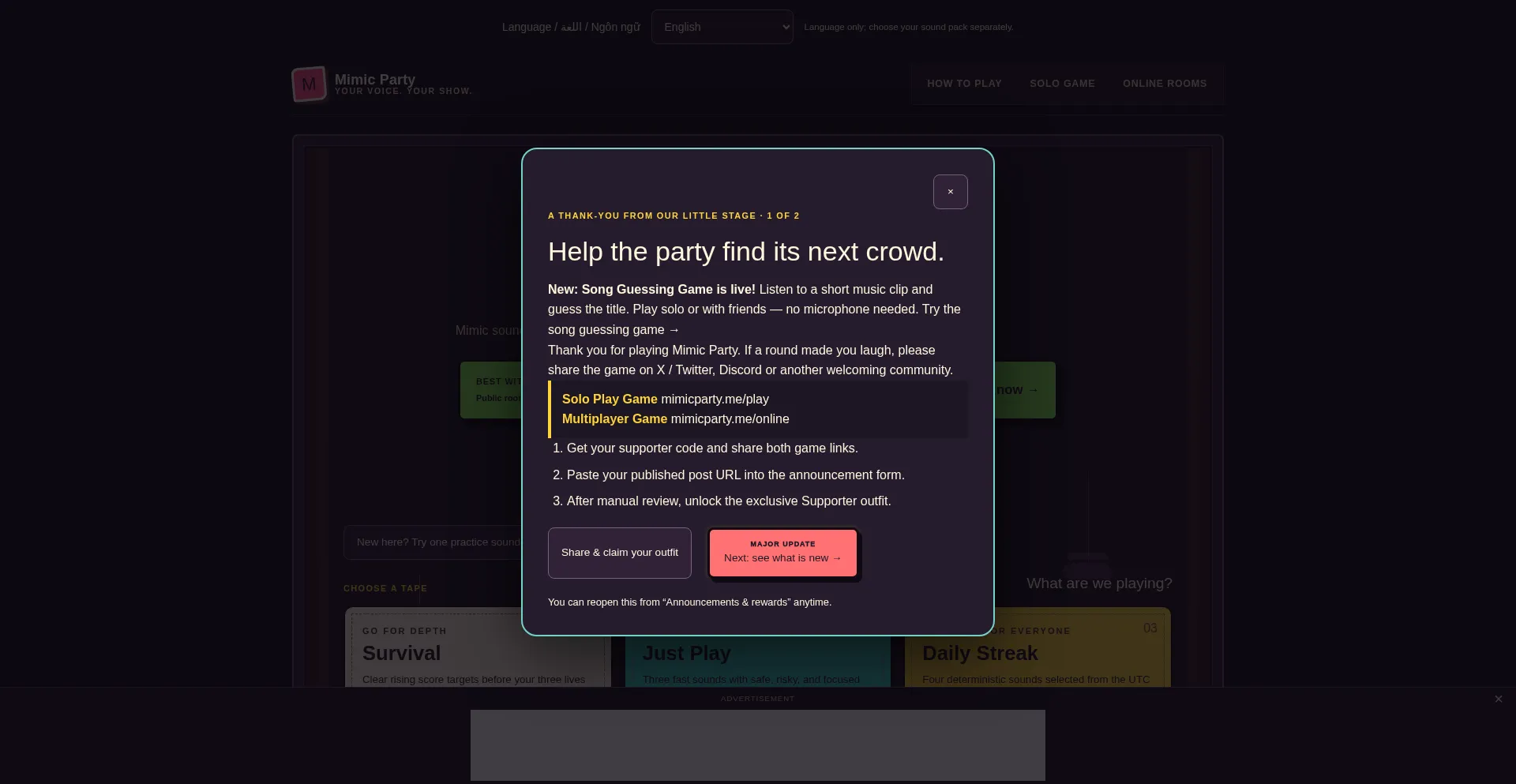Mimicparty.me