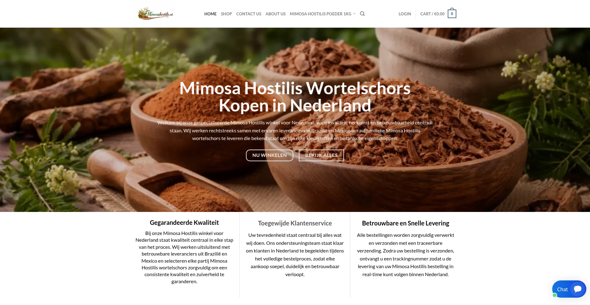 Mimosahostilis.nl