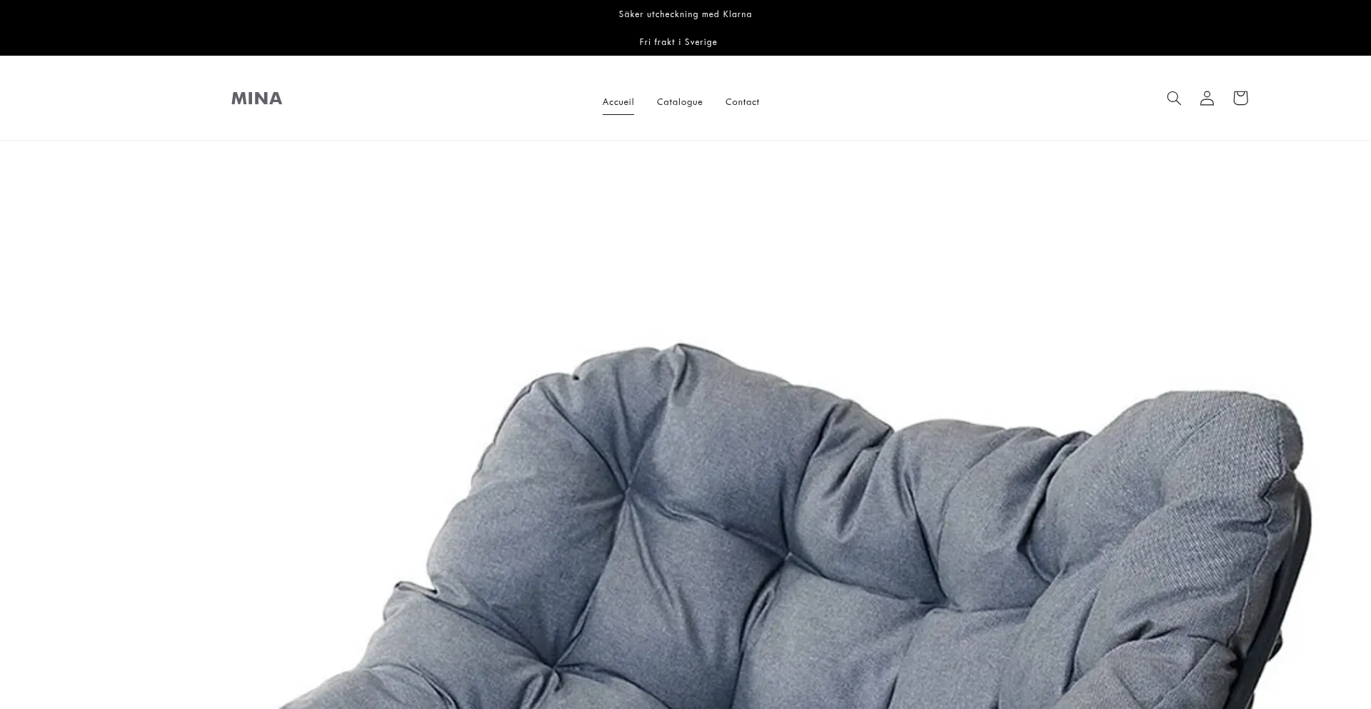 Website screenshot of Mina-ti.com