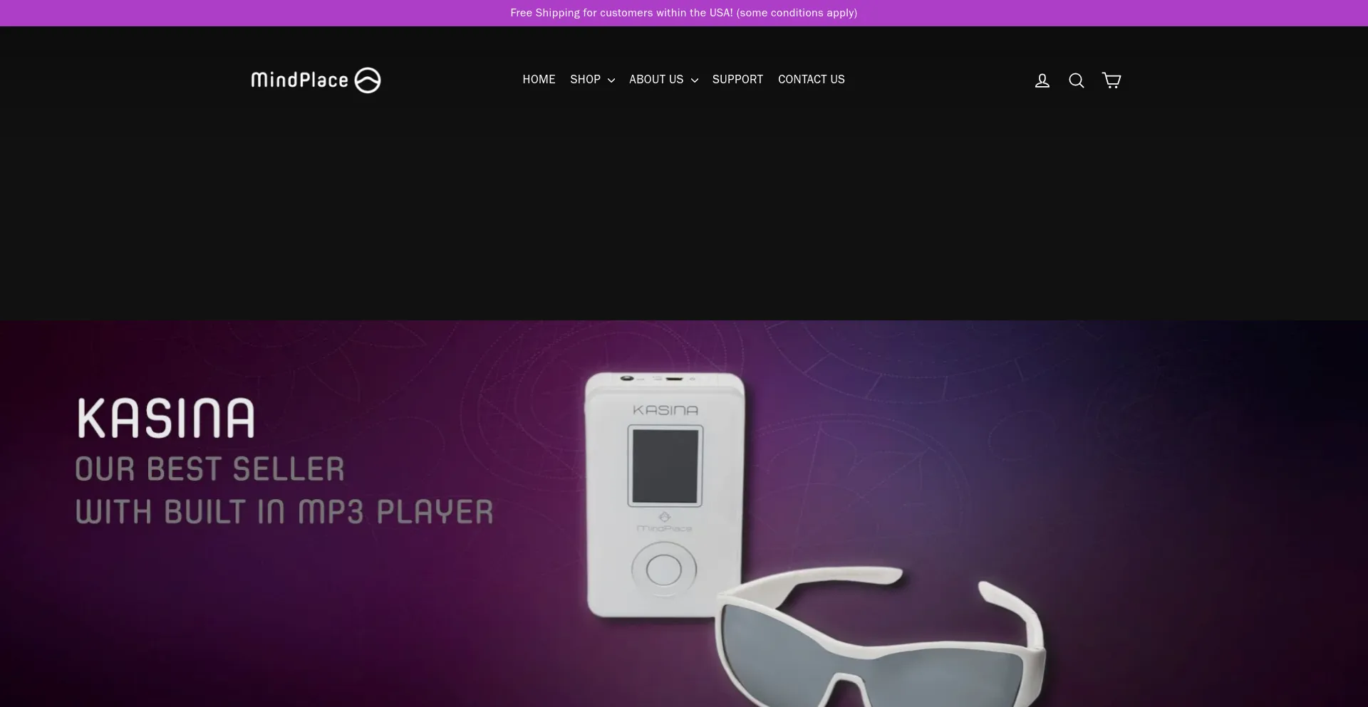 Website screenshot of Mindplace.com