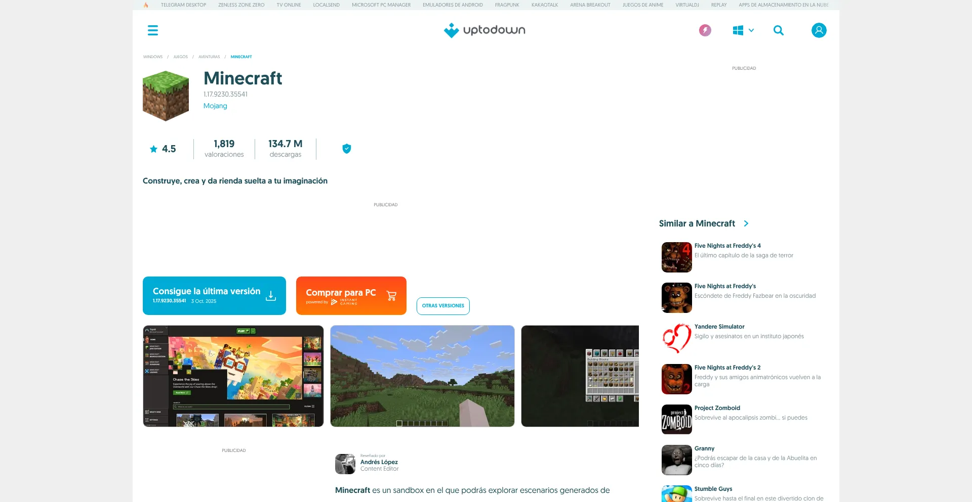 Minecraft.uptodown.com