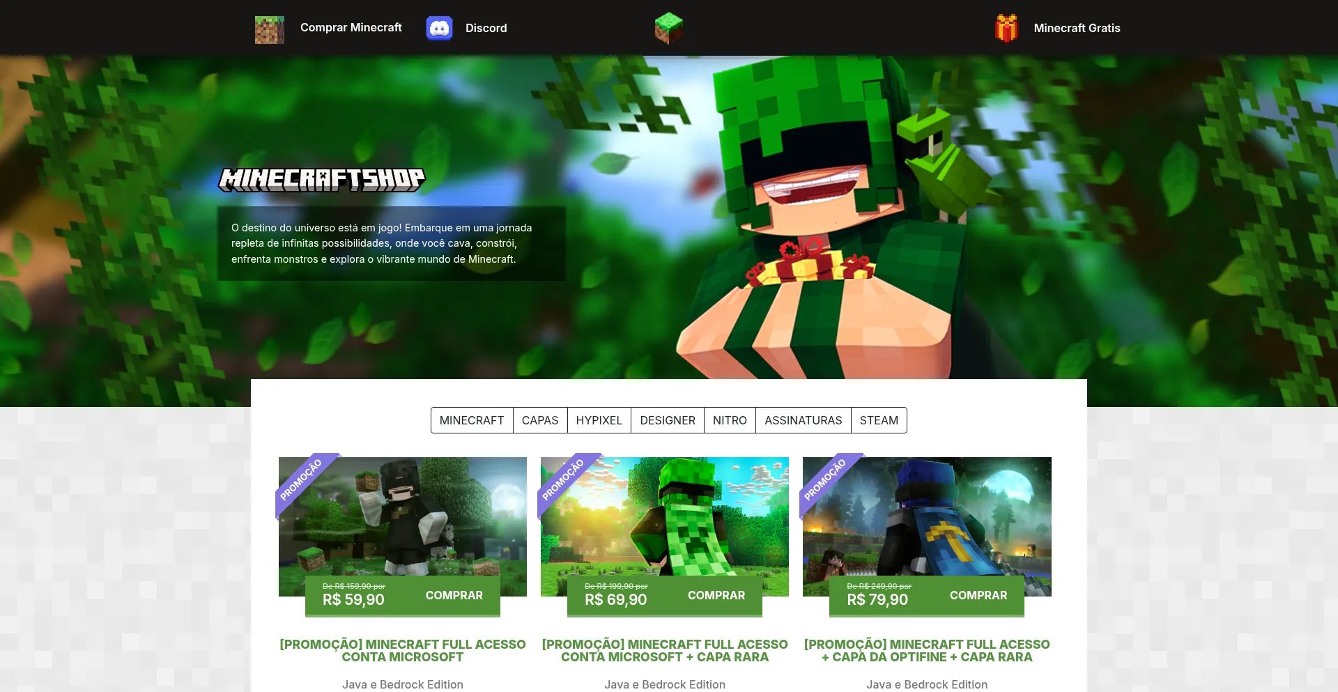 Minecraftshop.com.br