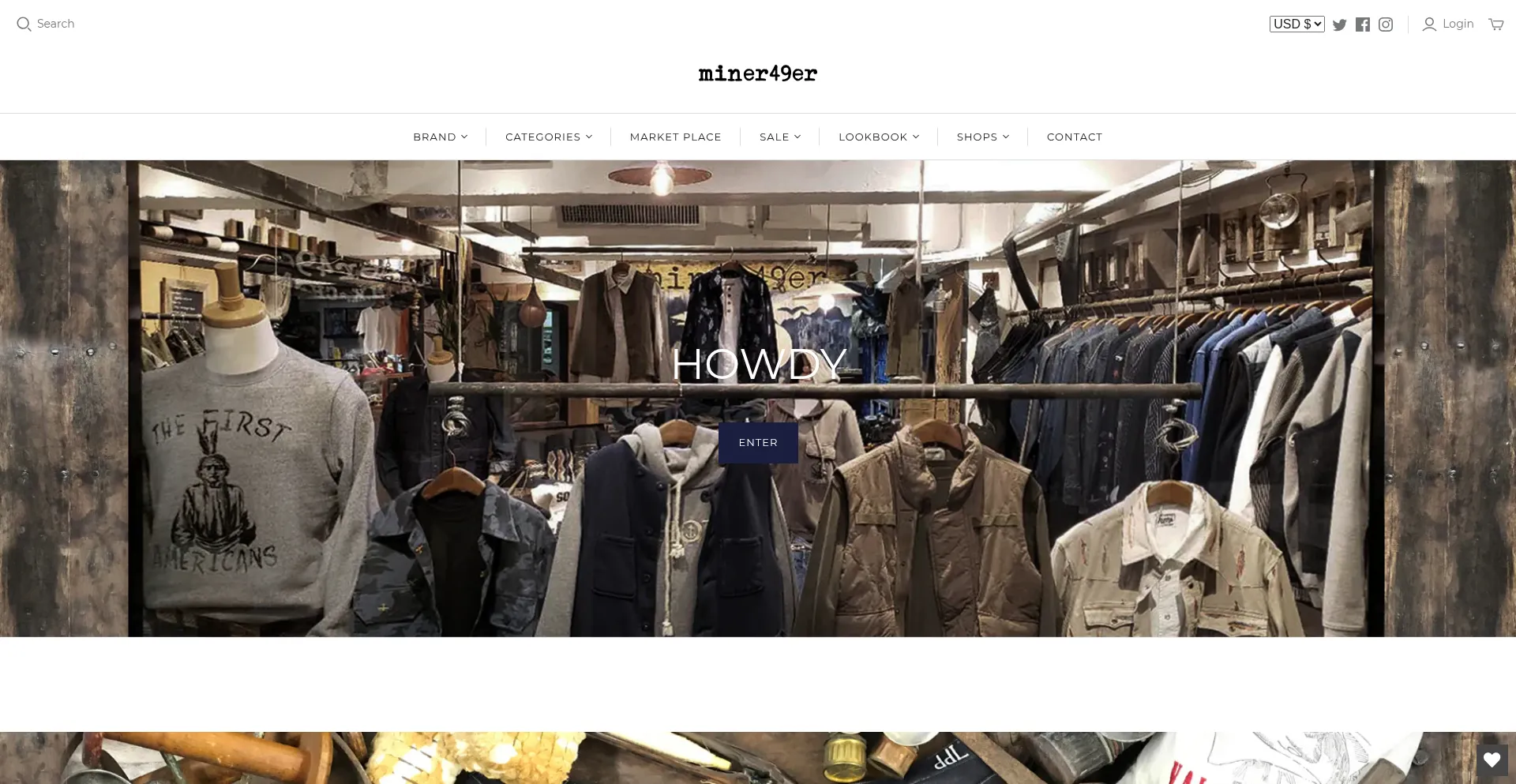 Website screenshot of Miner49.com