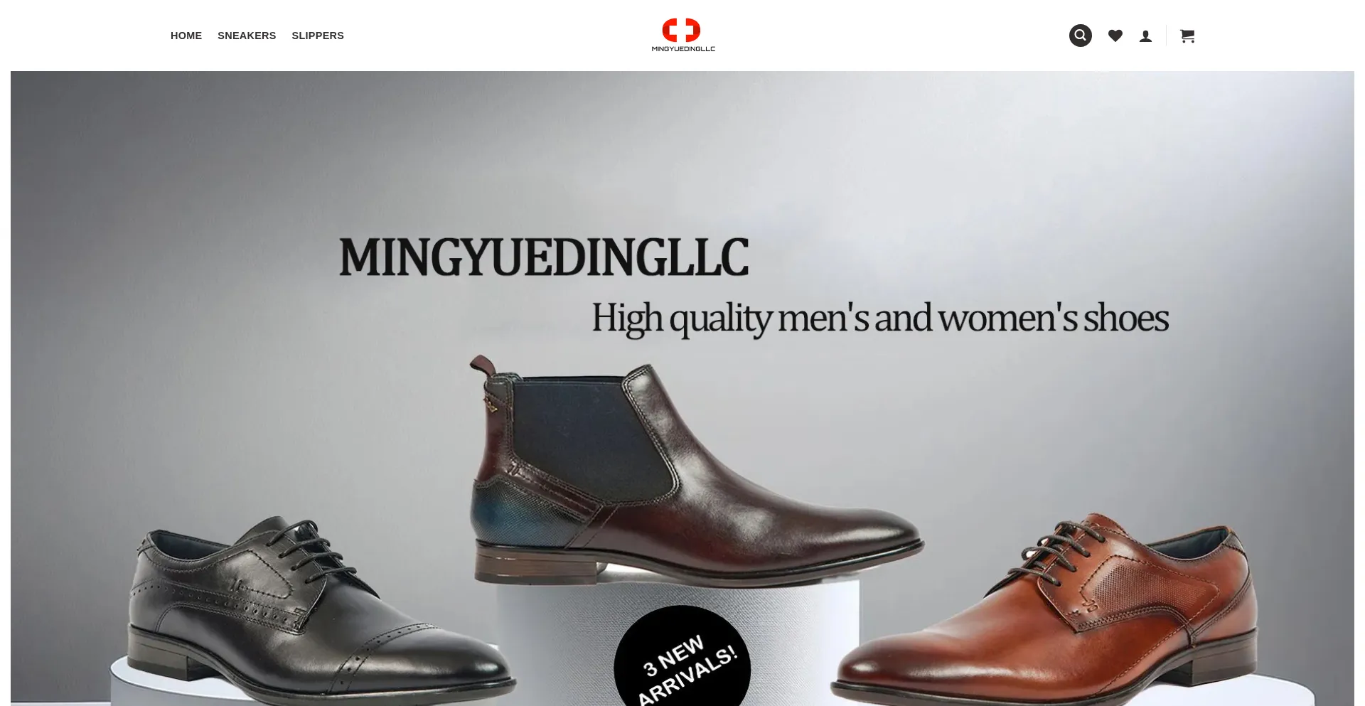 Website screenshot of Mingyuedingllc.com