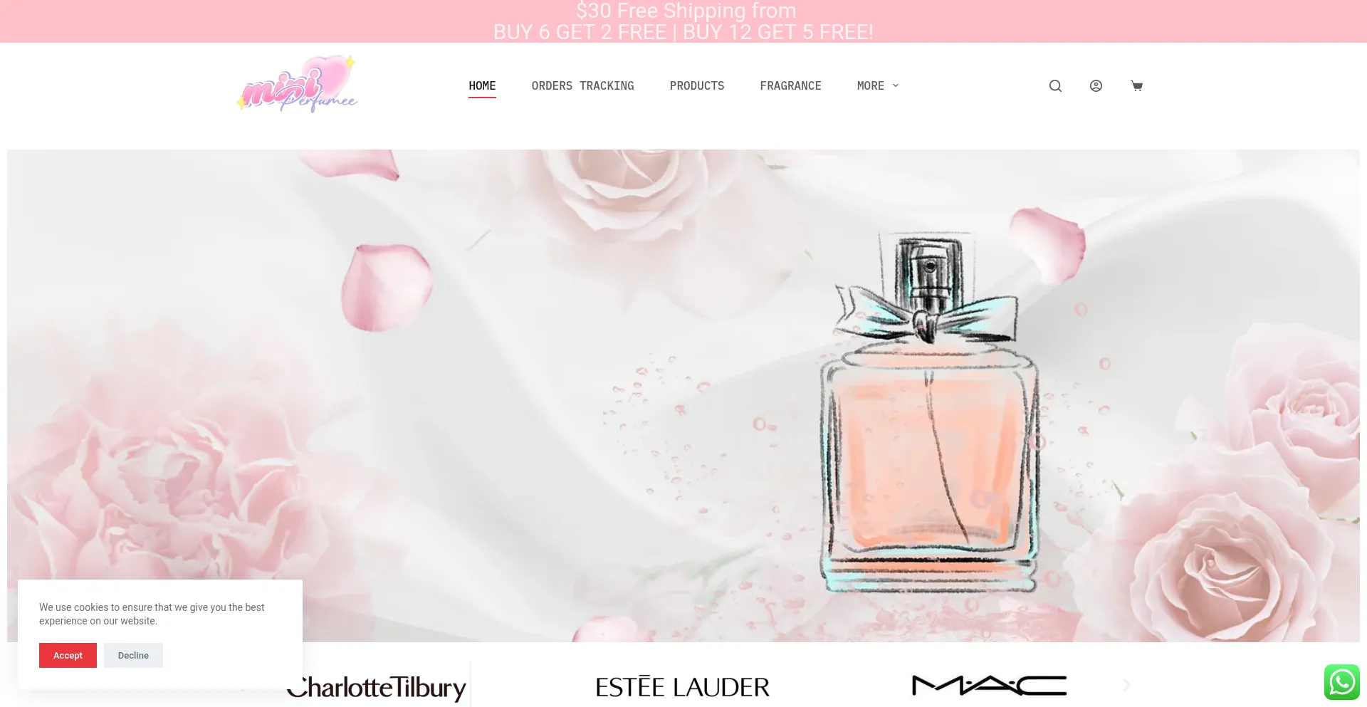 Miniperfumee.com Screenshot