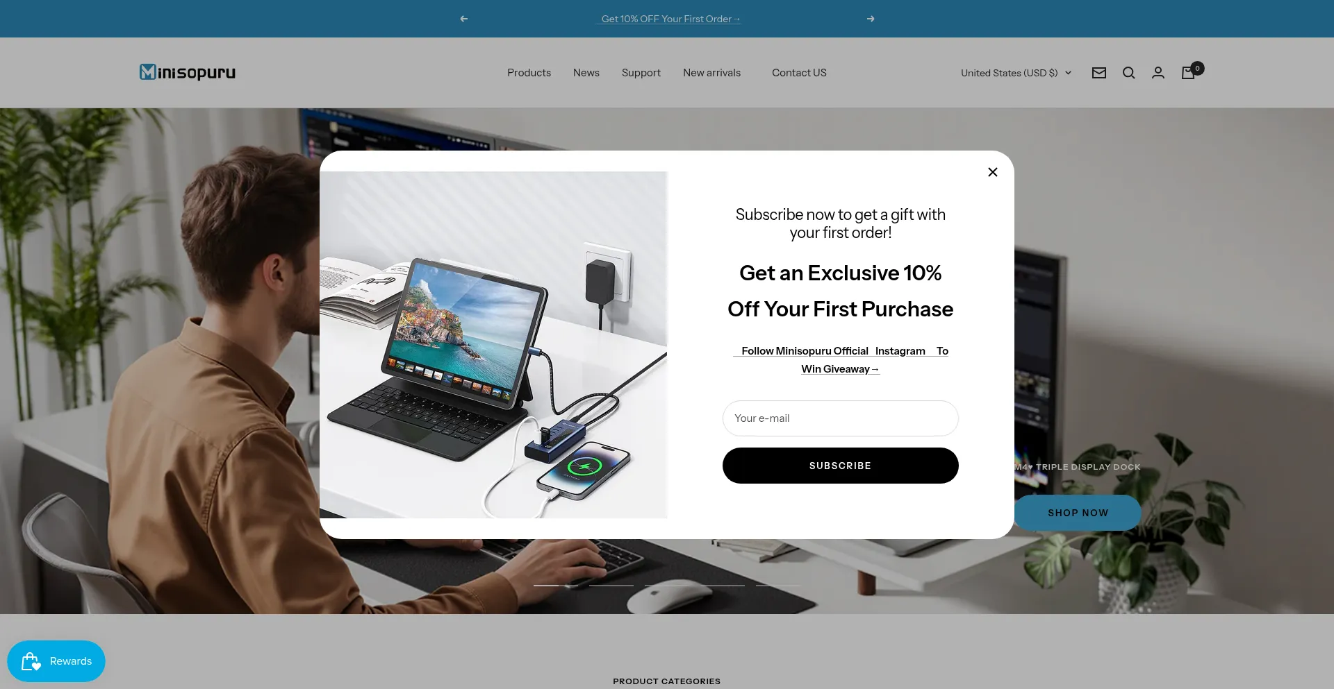 Minisopuru.com Screenshot