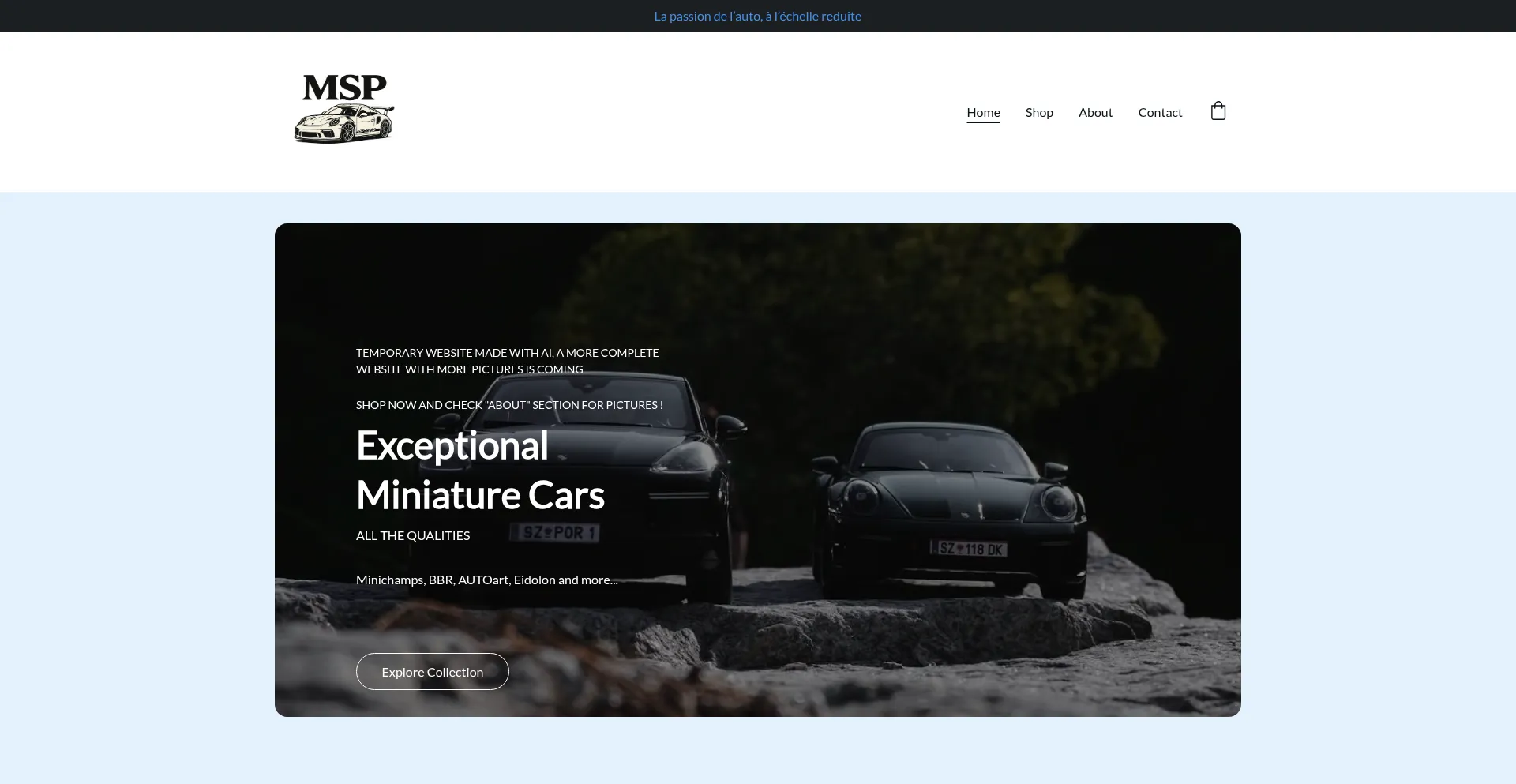 Minisupercars.website Screenshot