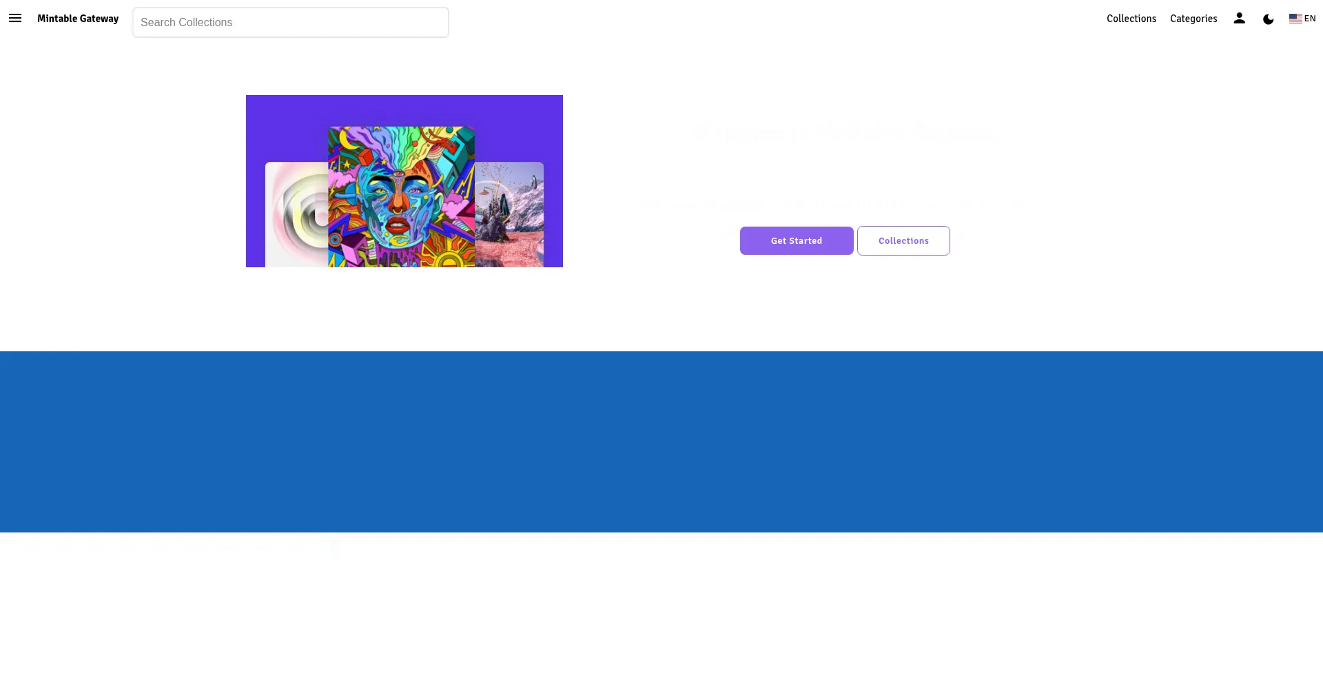 Website screenshot of Mintable-gateway.net