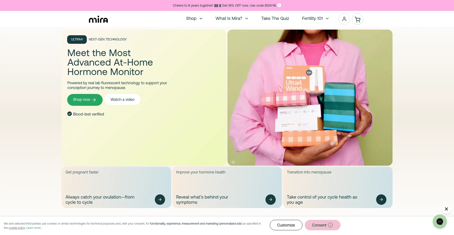 Miracare.com Screenshot