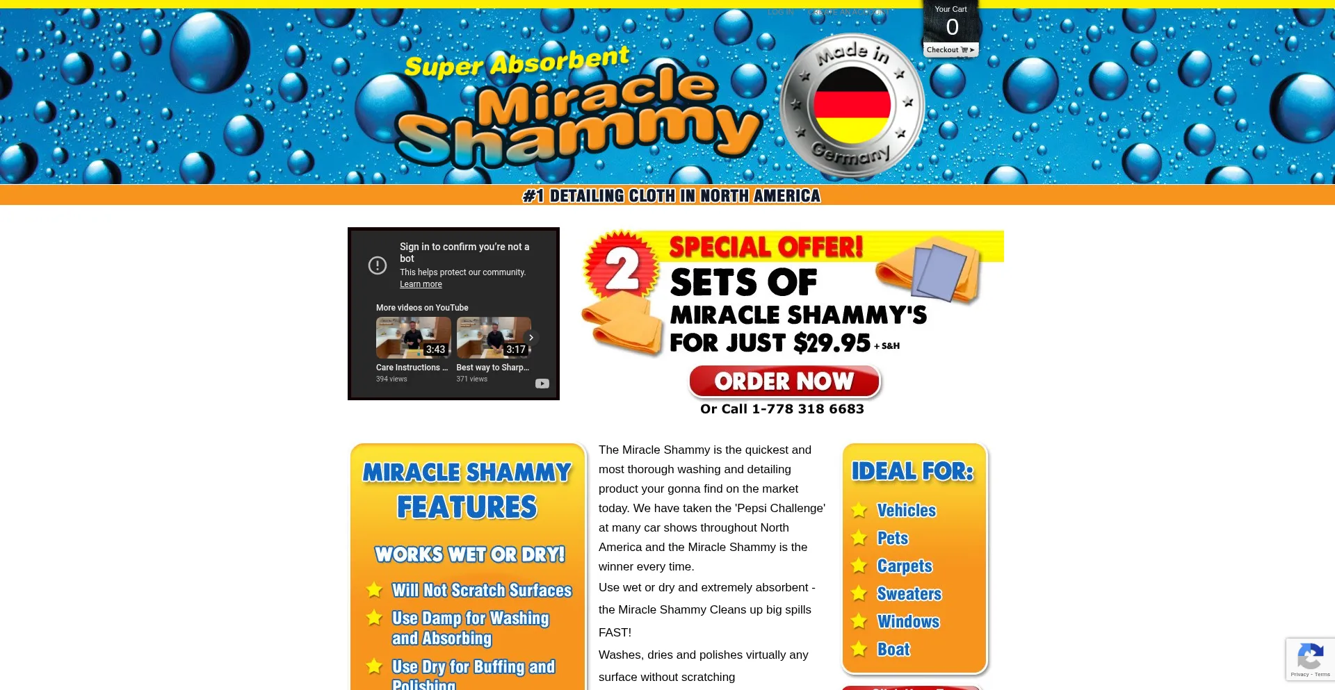Is Miracleshammy.com Safe?