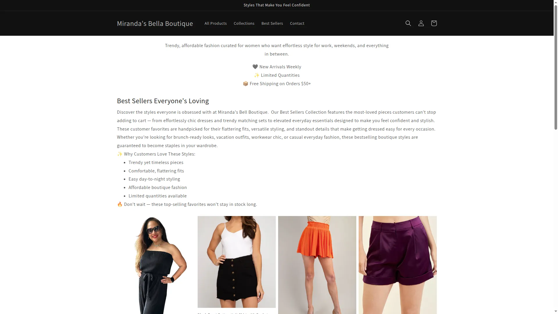 Mirandasbellaboutique.com