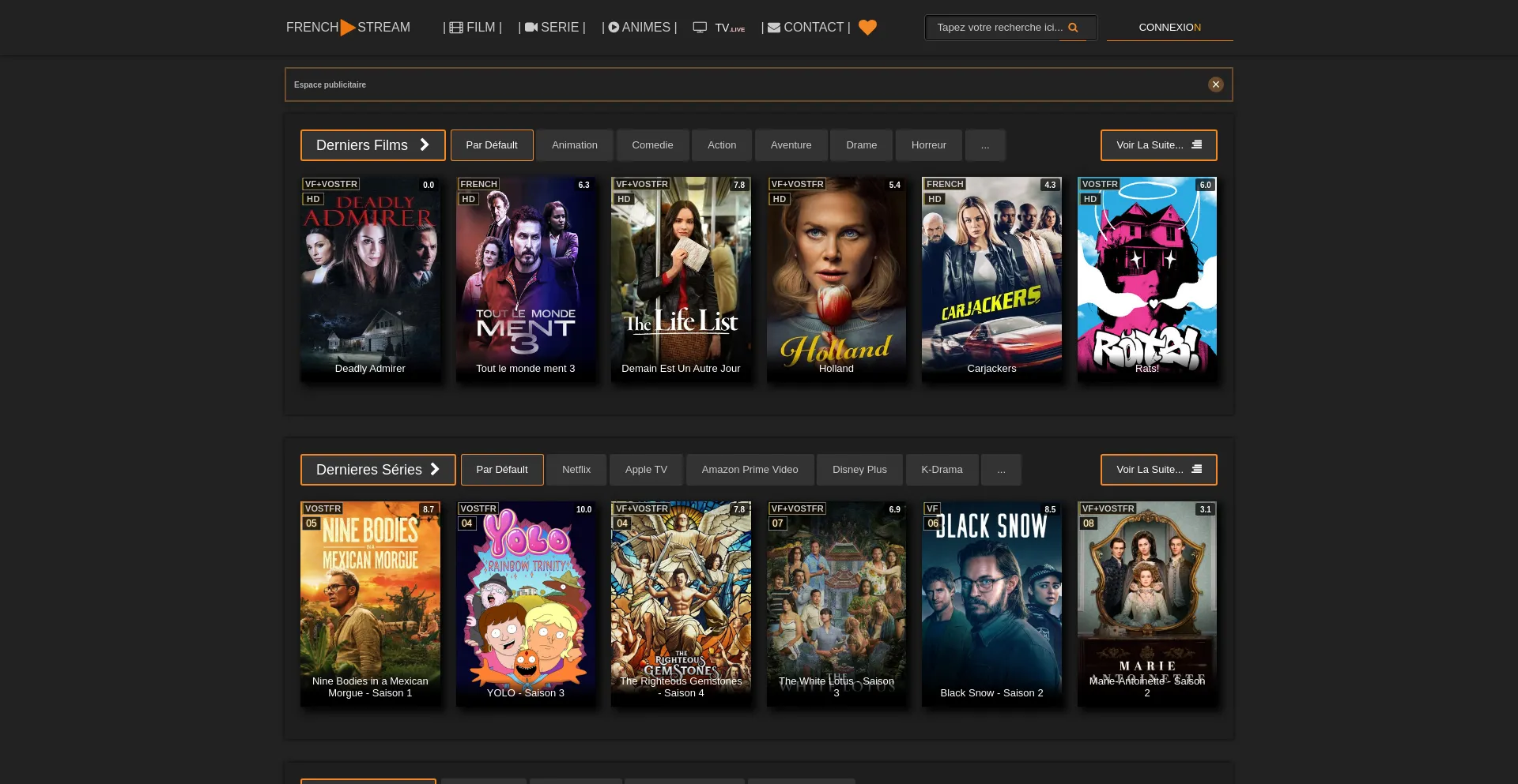 Website screenshot of Mirror66.lol