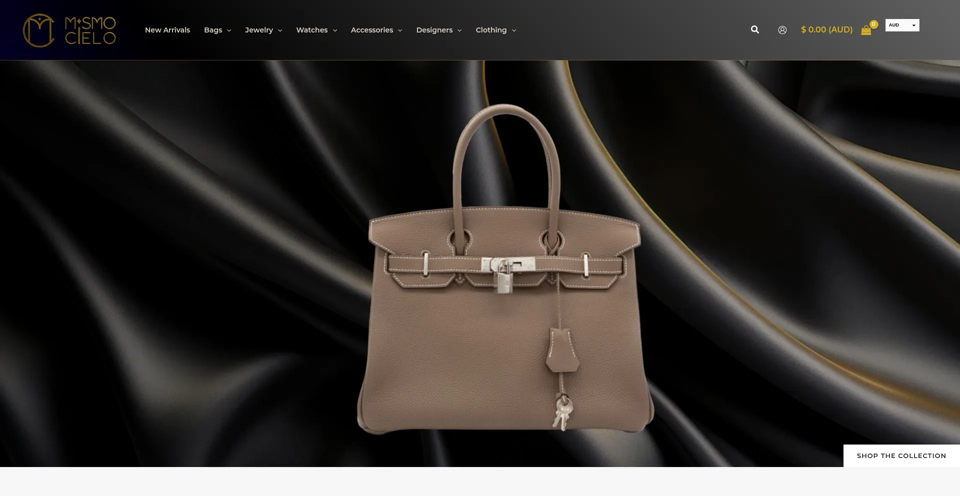 Website screenshot of Mismocielo.com.au