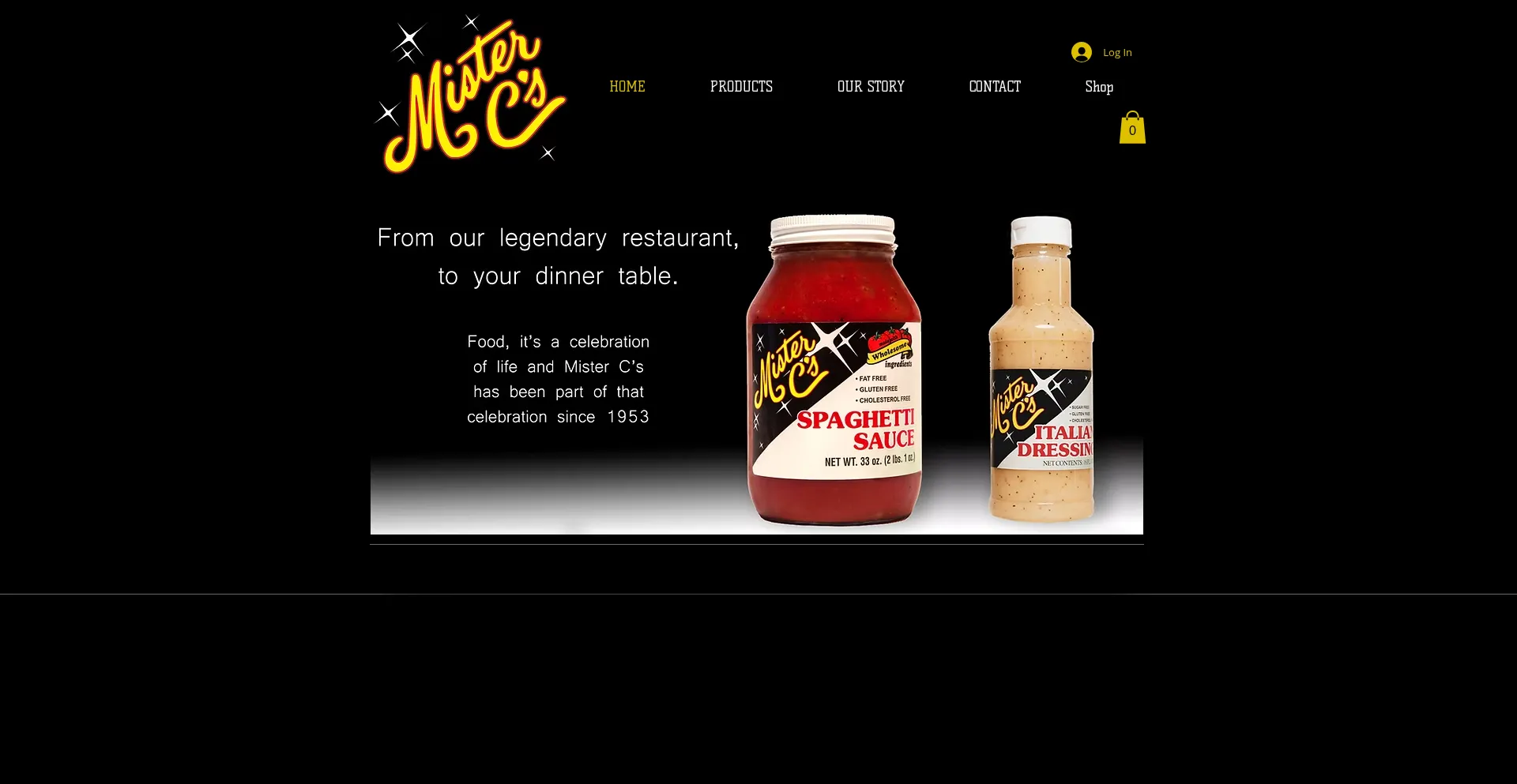 Website screenshot of Mistercs.com
