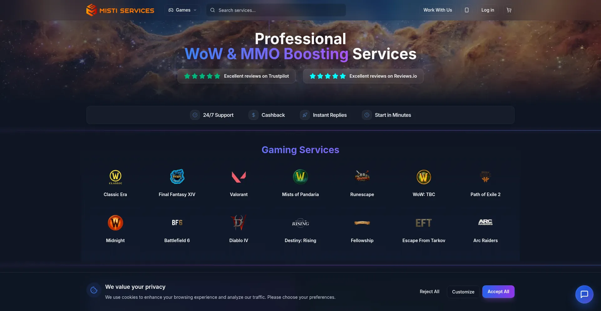 Misti.services