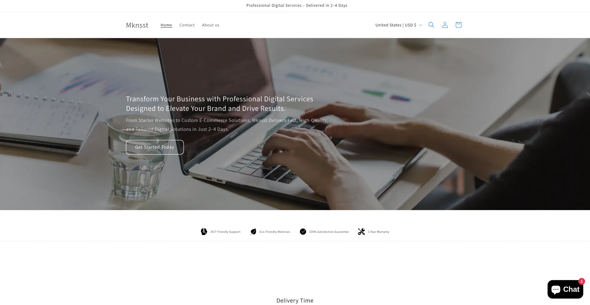 Mknsst.com Screenshot